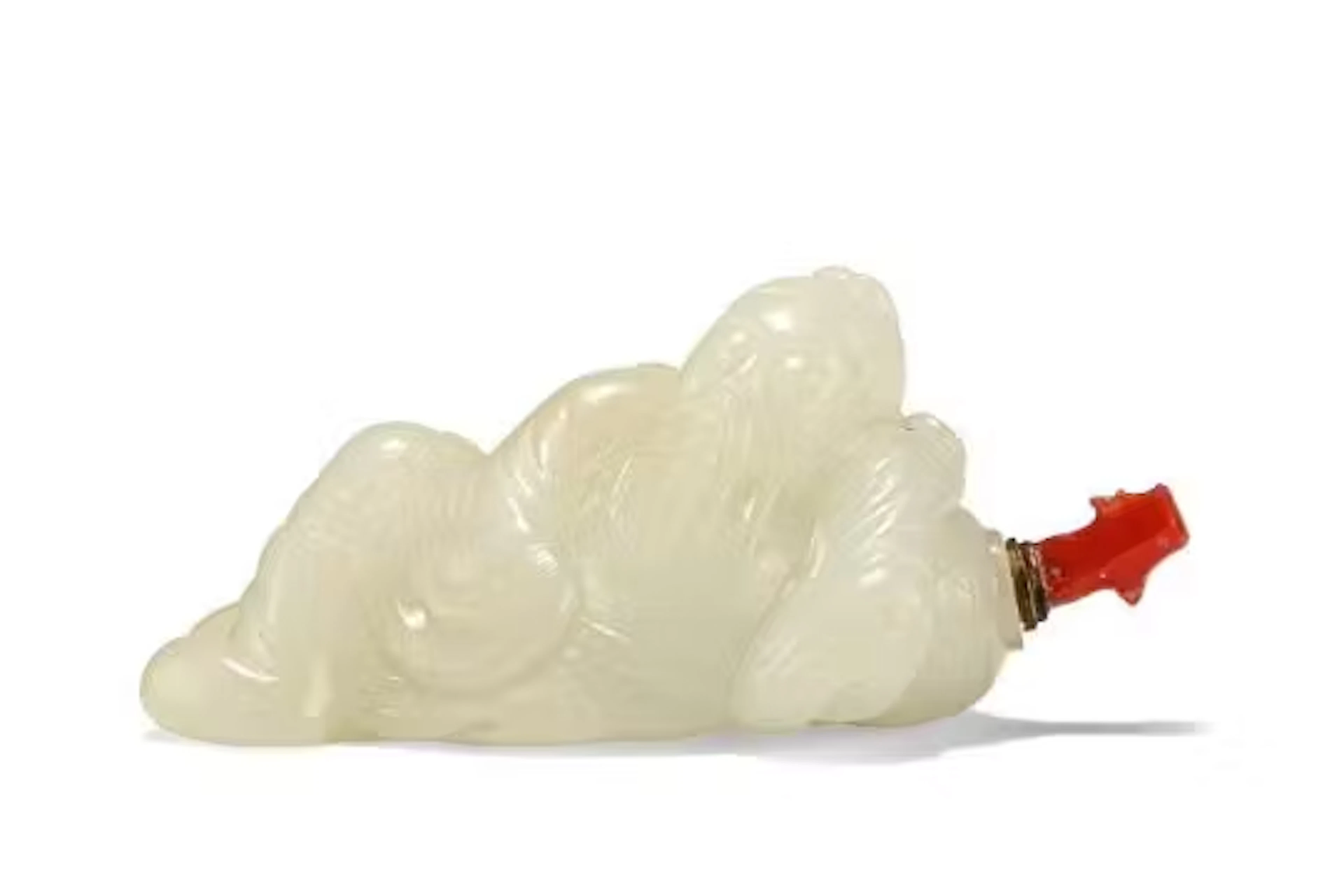Y A Chinese white jade snuff bottle