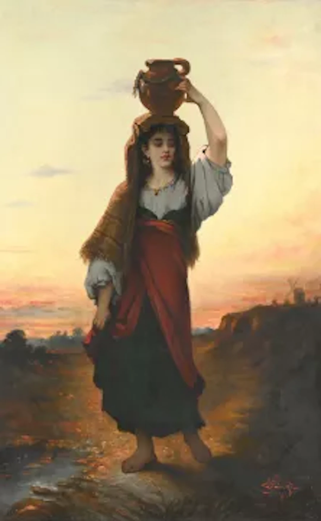 ÉMILE GAMBOGI (ITALIAN 1819–1895), THE WATER CARRIER