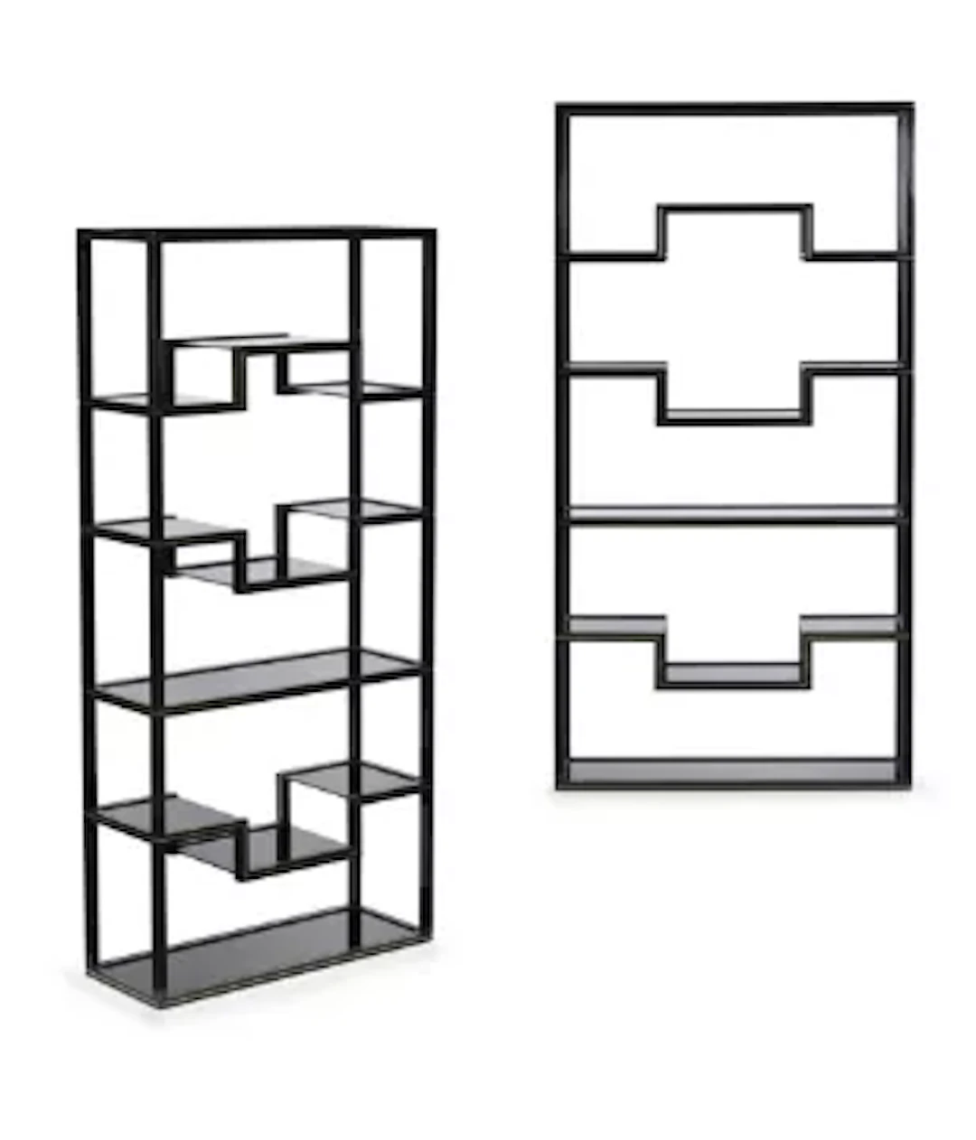 PIERRE VANDEL (FRENCH, B.1939), A PAIR OF 'PARIS' ÉTAGÈRE, CIRCA 1980