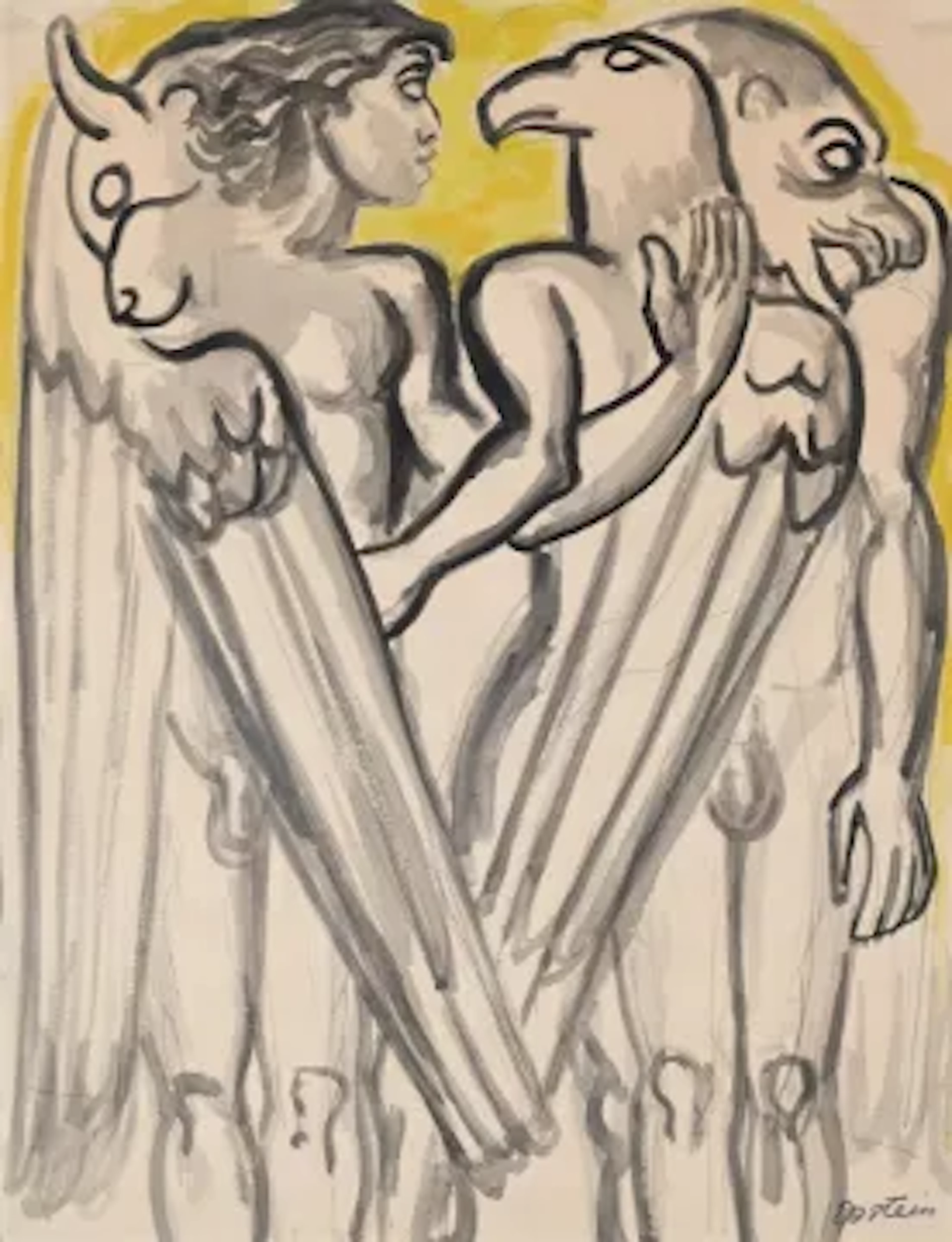 λ SIR JACOB EPSTEIN (BRITISH 1880-1959), VISION OF EZEKIEL