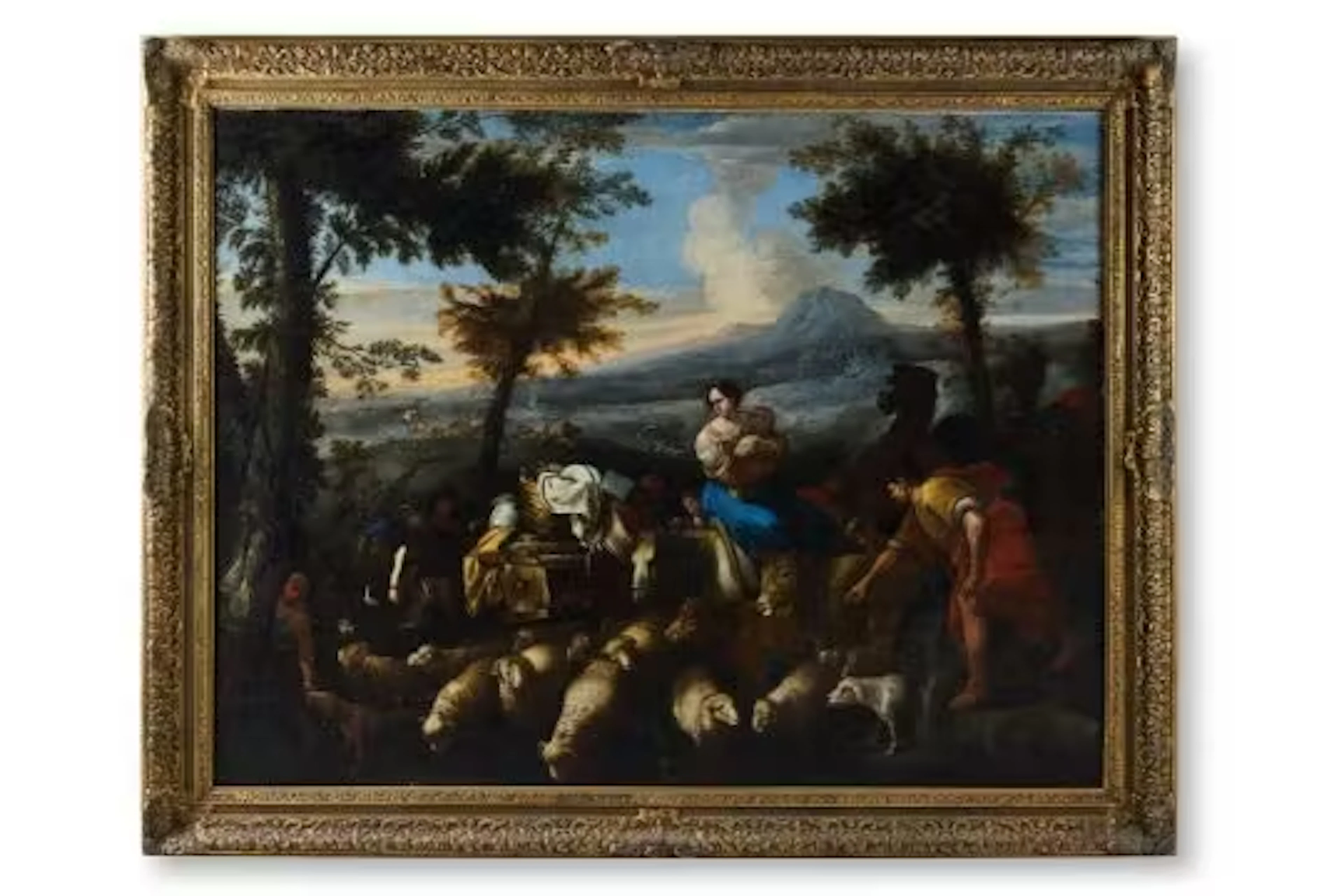ANDREA DI LEONE (ITALIAN 1610-1685)THE VOYAGE OF RACHELOil on canvas142