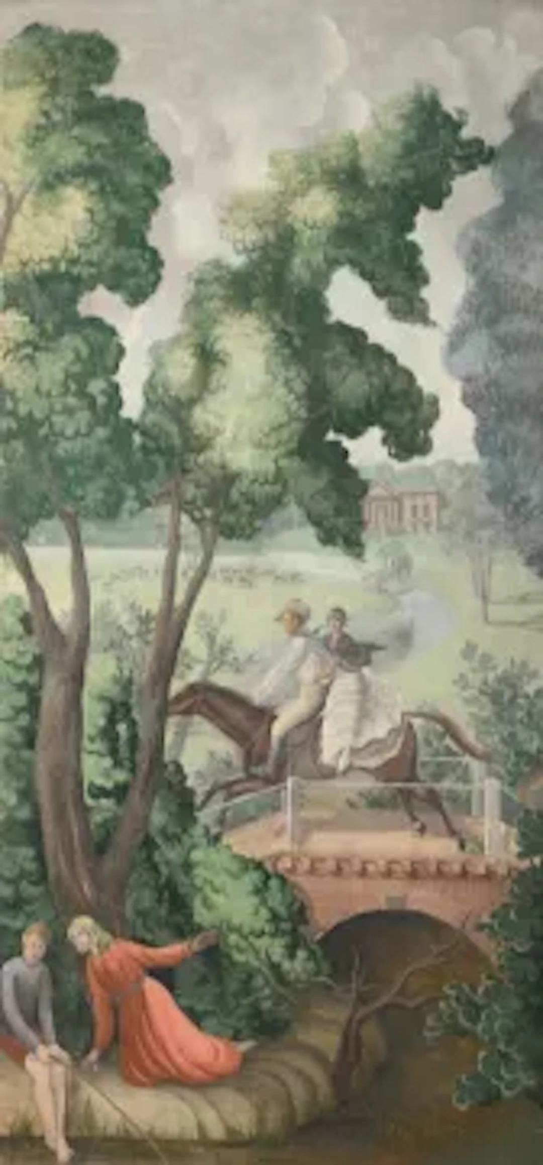 λ MARY ADSHEAD (BRITISH 1904-1995), RUNNING AWAY FROM THE FAIR