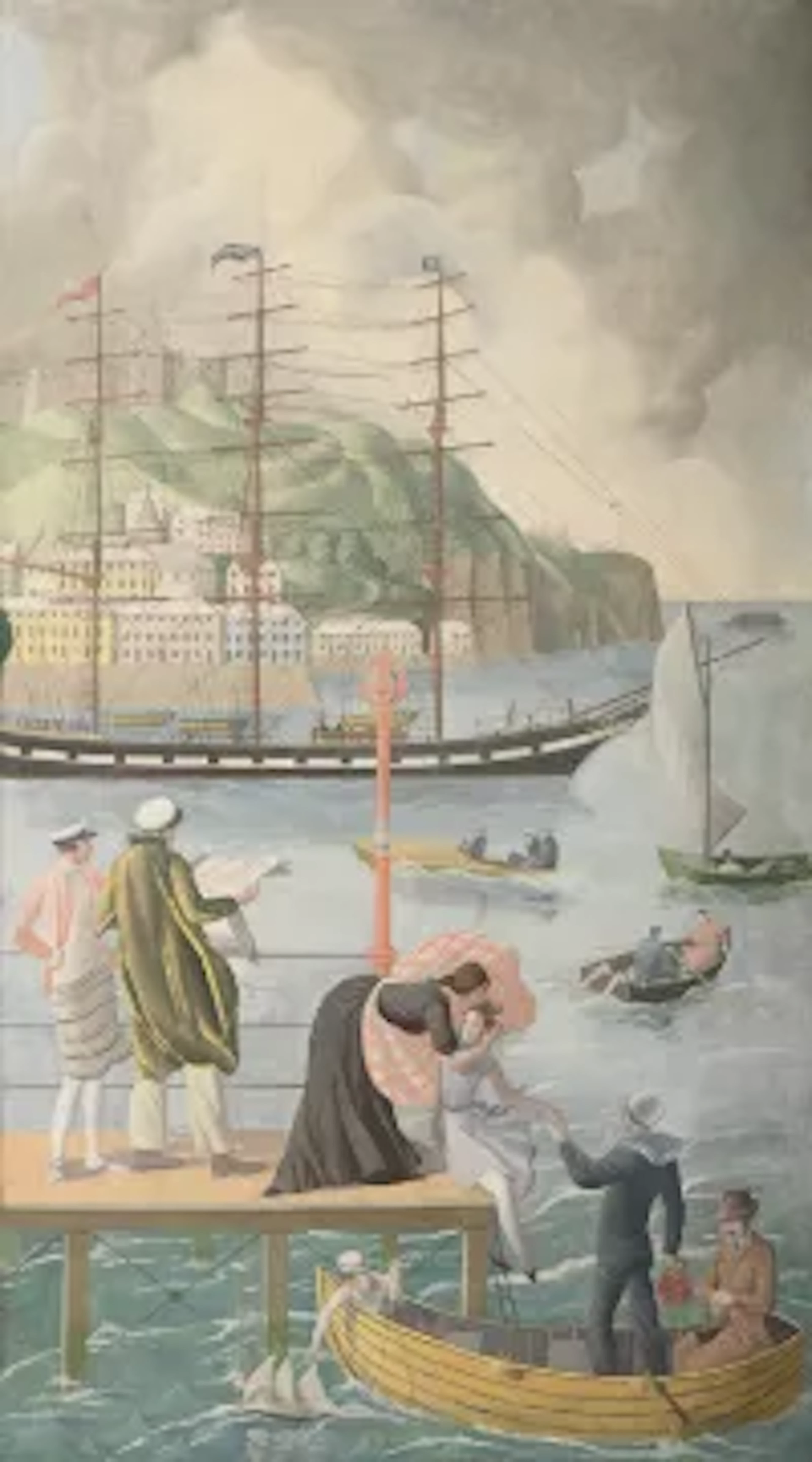 λ MARY ADSHEAD (BRITISH 1904-1995), DOVER HARBOUR