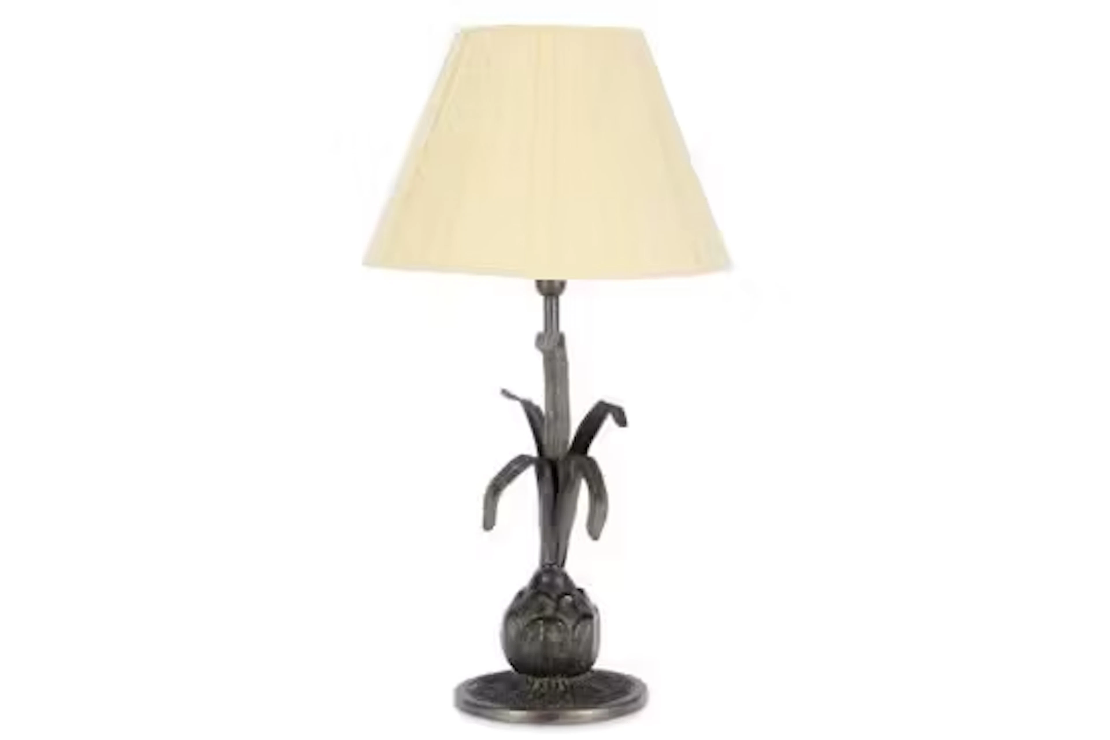 A BRONZE 'ARTICHOKE' LAMP, CIRCA 1975