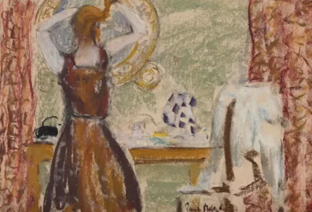 λ PAUL LUCIEN MAZE (FRENCH/BRITISH 1887-1979), JESSIE BRUSHING HER HAIR
