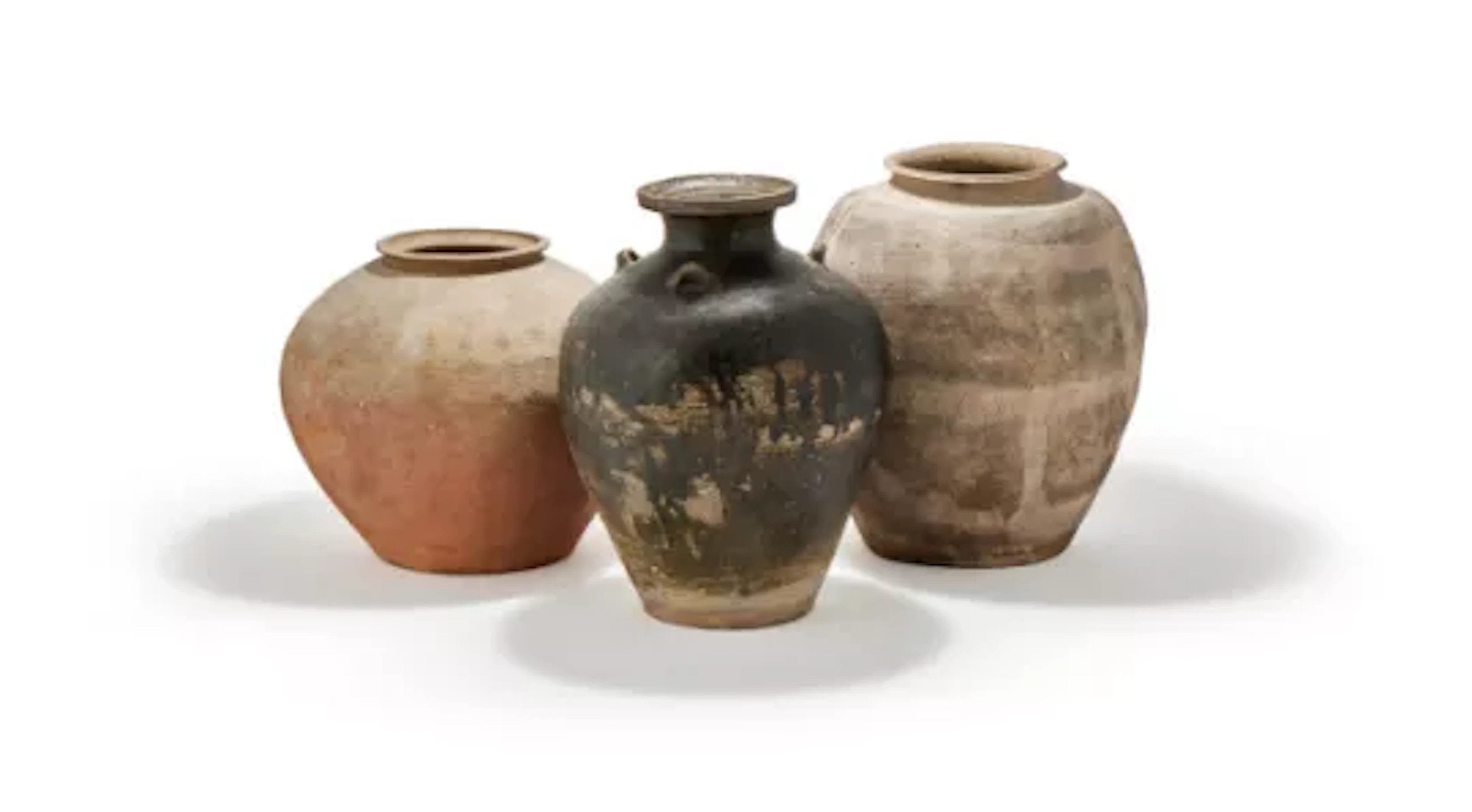 A Large Chinese Earthenware jar, Warring States Period (475-221 BC)
