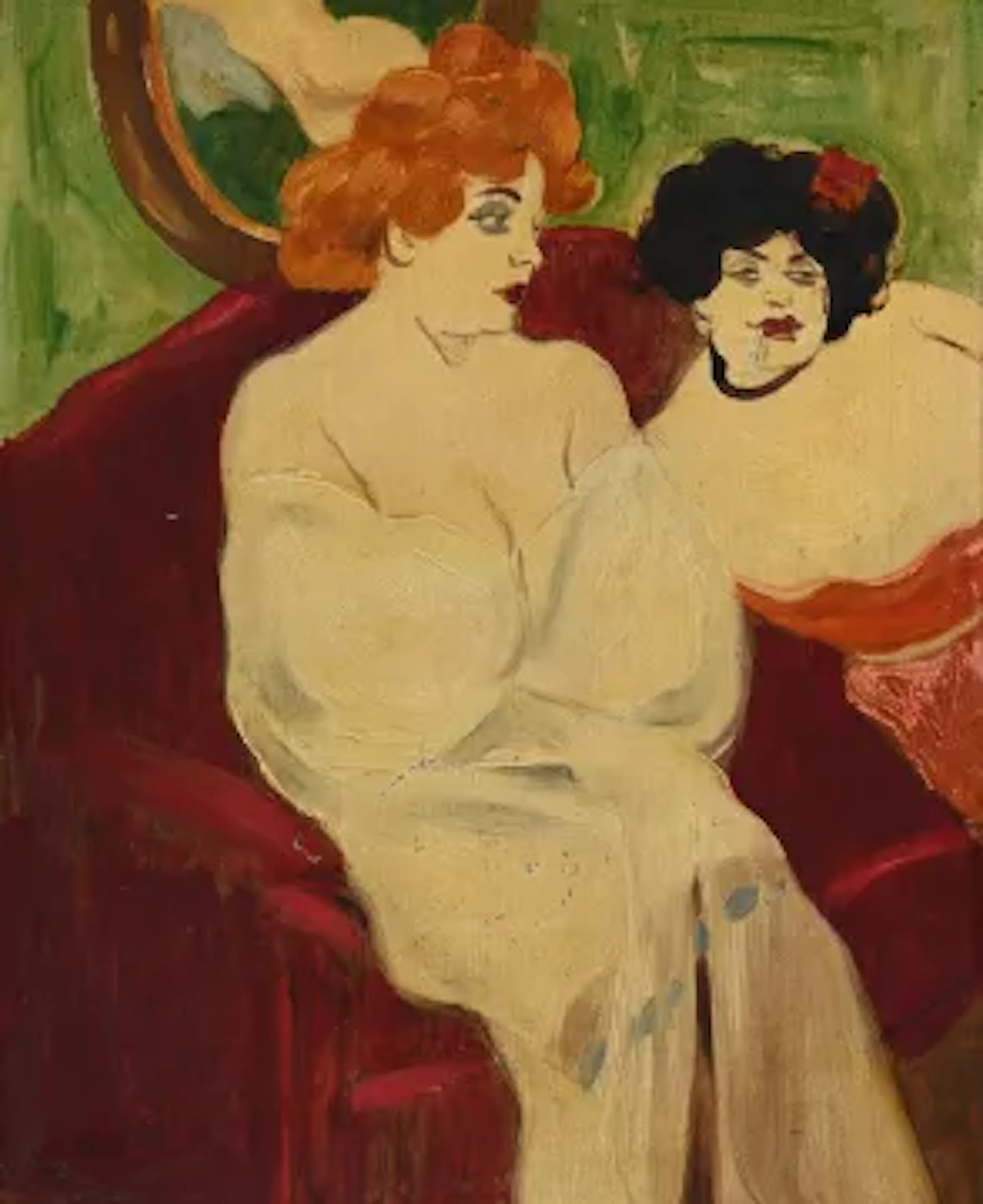 GEORGE ALFRED BOTTINI (FRENCH 1874-1907), TWO COURTESANS