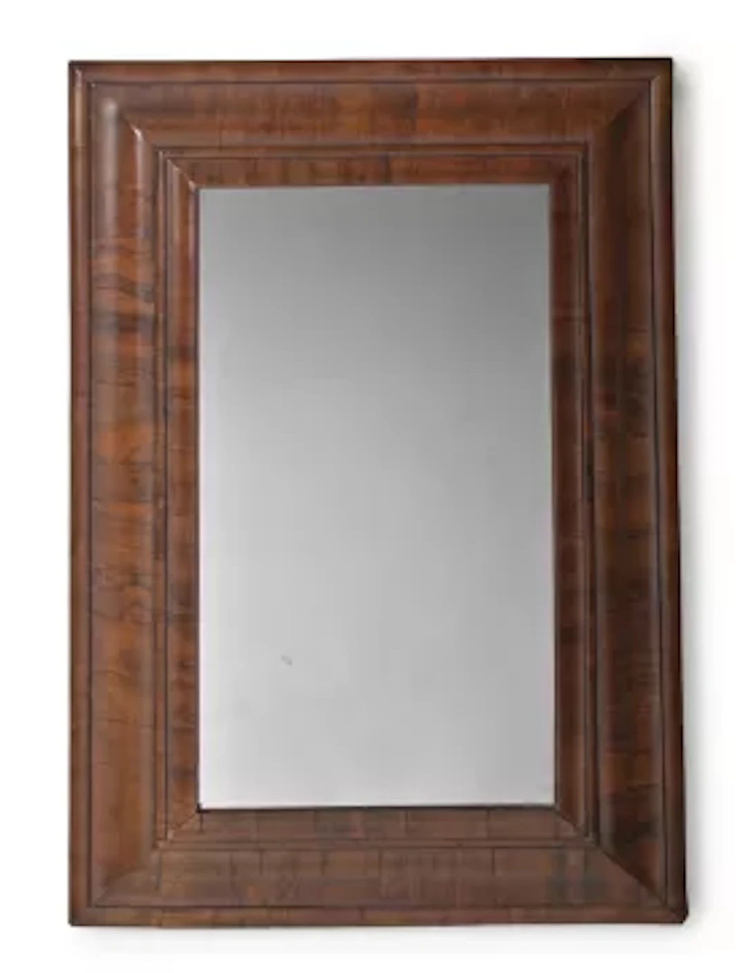 A GEORGE I WALNUT CUSHION MIRROR, CIRCA 1715