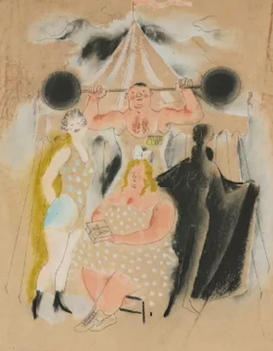 λ JAMES FITTON (BRITISH 1899-1982), SIDESHOW
