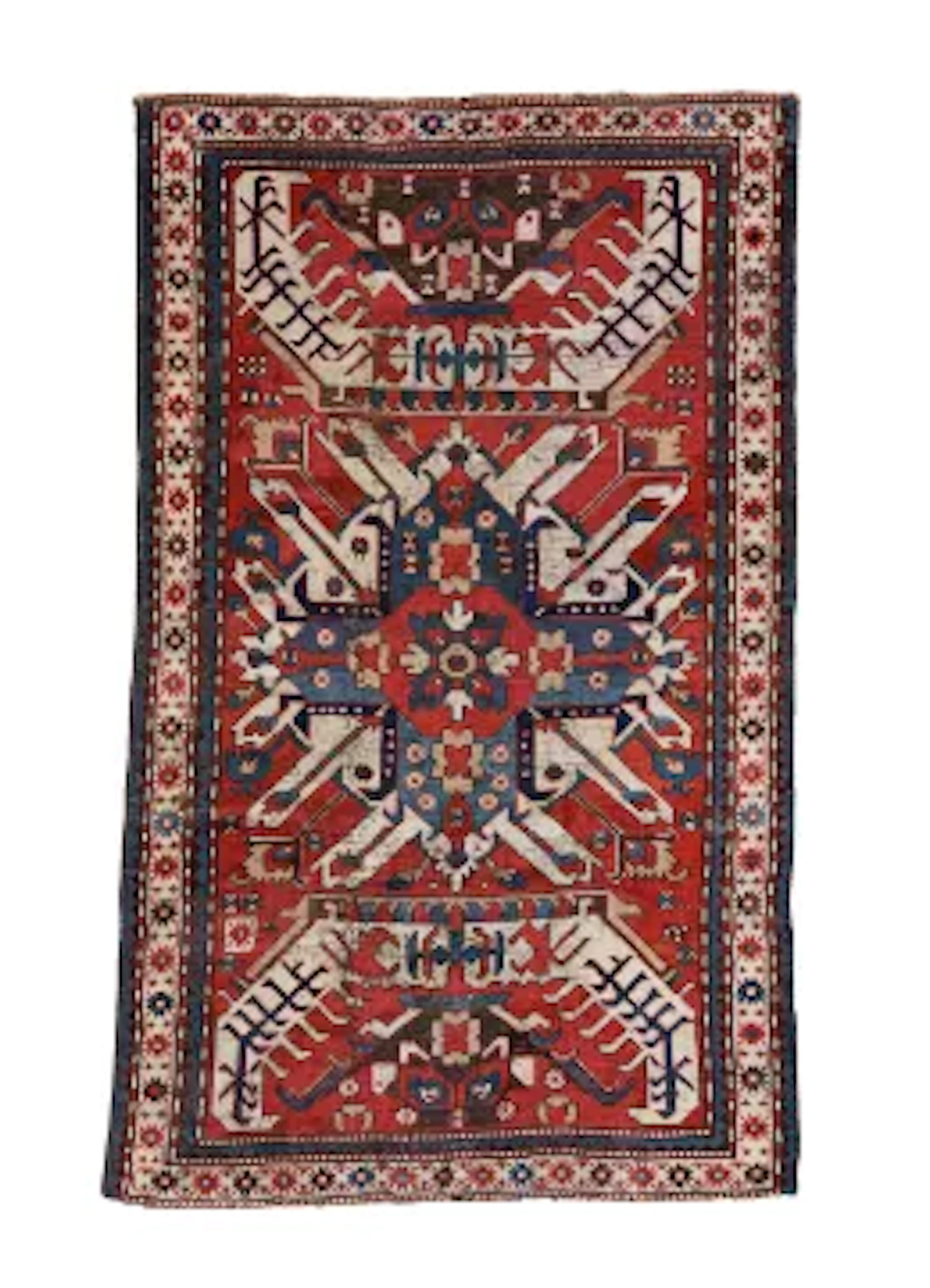 A CHELABERD 'EAGLE' KAZAK RUG, SOUTH CAUCASUS, LATE 19TH CENTURY