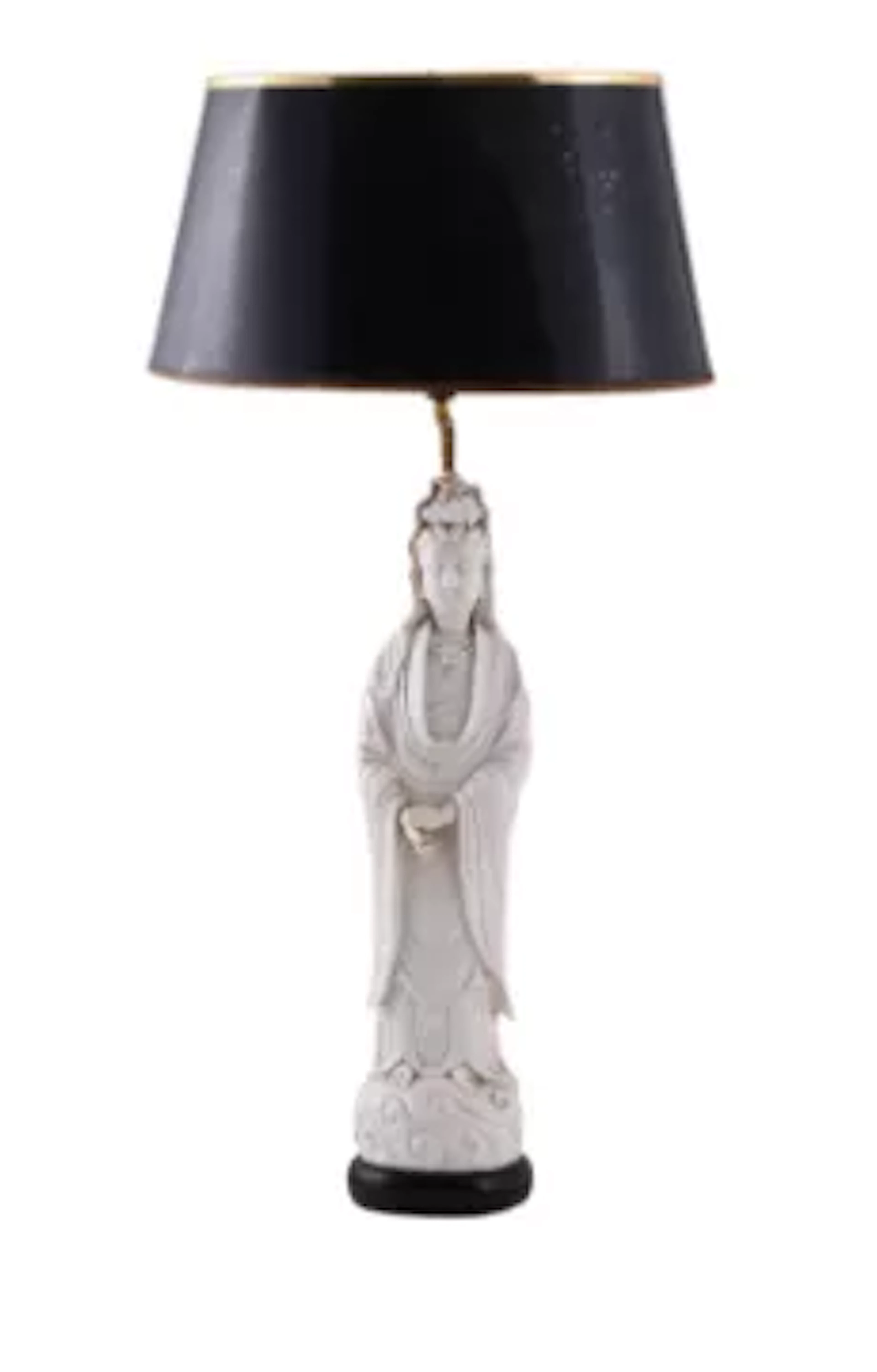 A Chinese dehua porcelain standing figure of Guanyin, 18th century