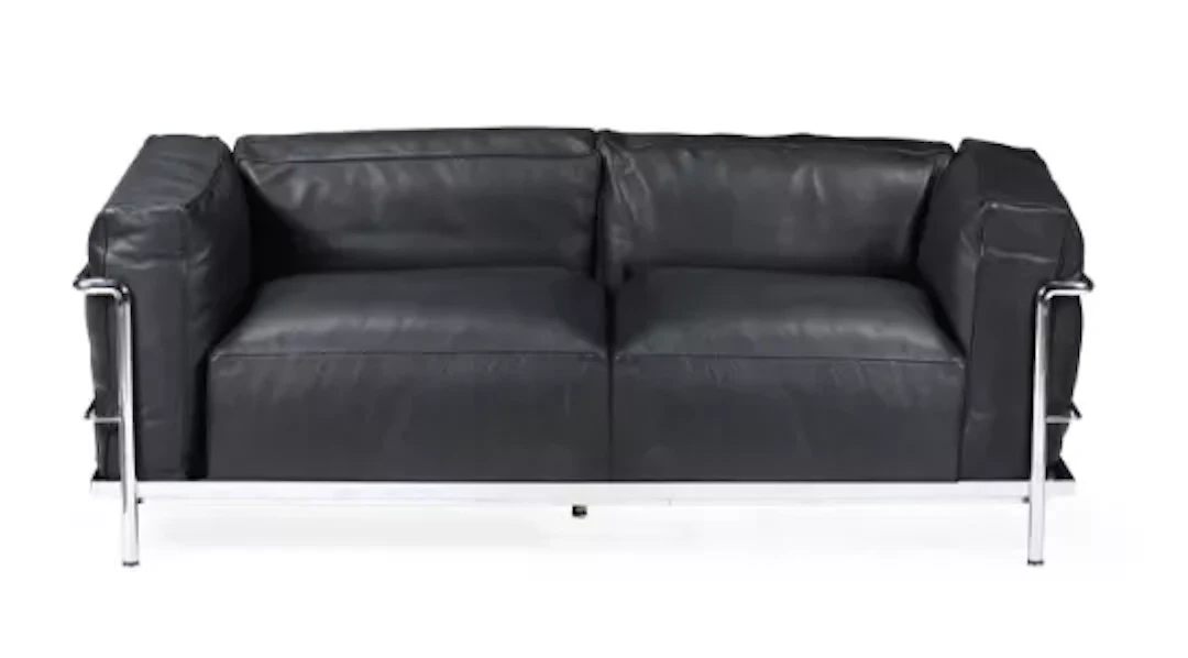 LE CORBUSIER (SWISS/FRENCH, 1887-1965), 'LC3' TWO-SEAT SOFA, DESIGNED 1965