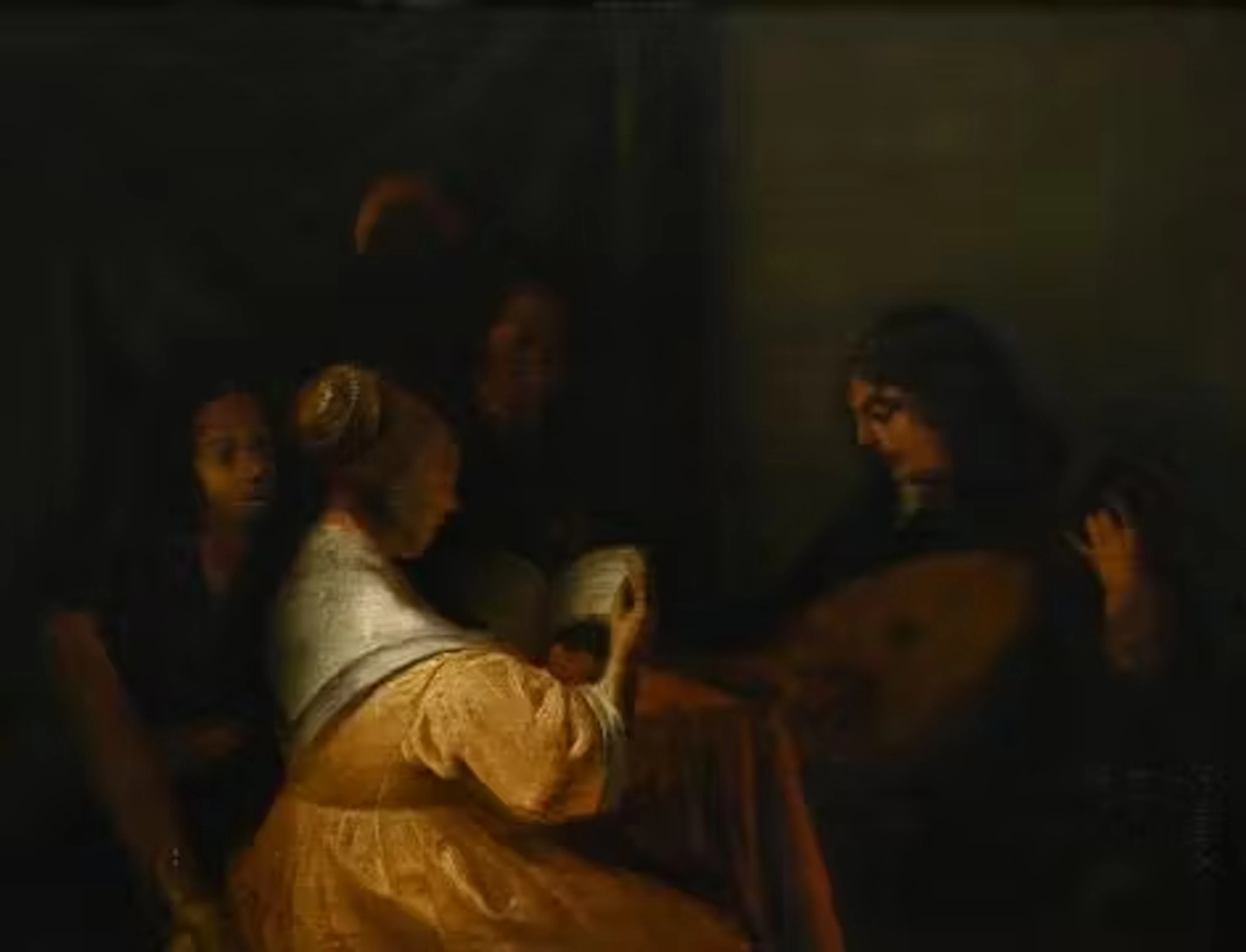 FOLLOWER OF GERARD TER BORCH, THE RECITAL