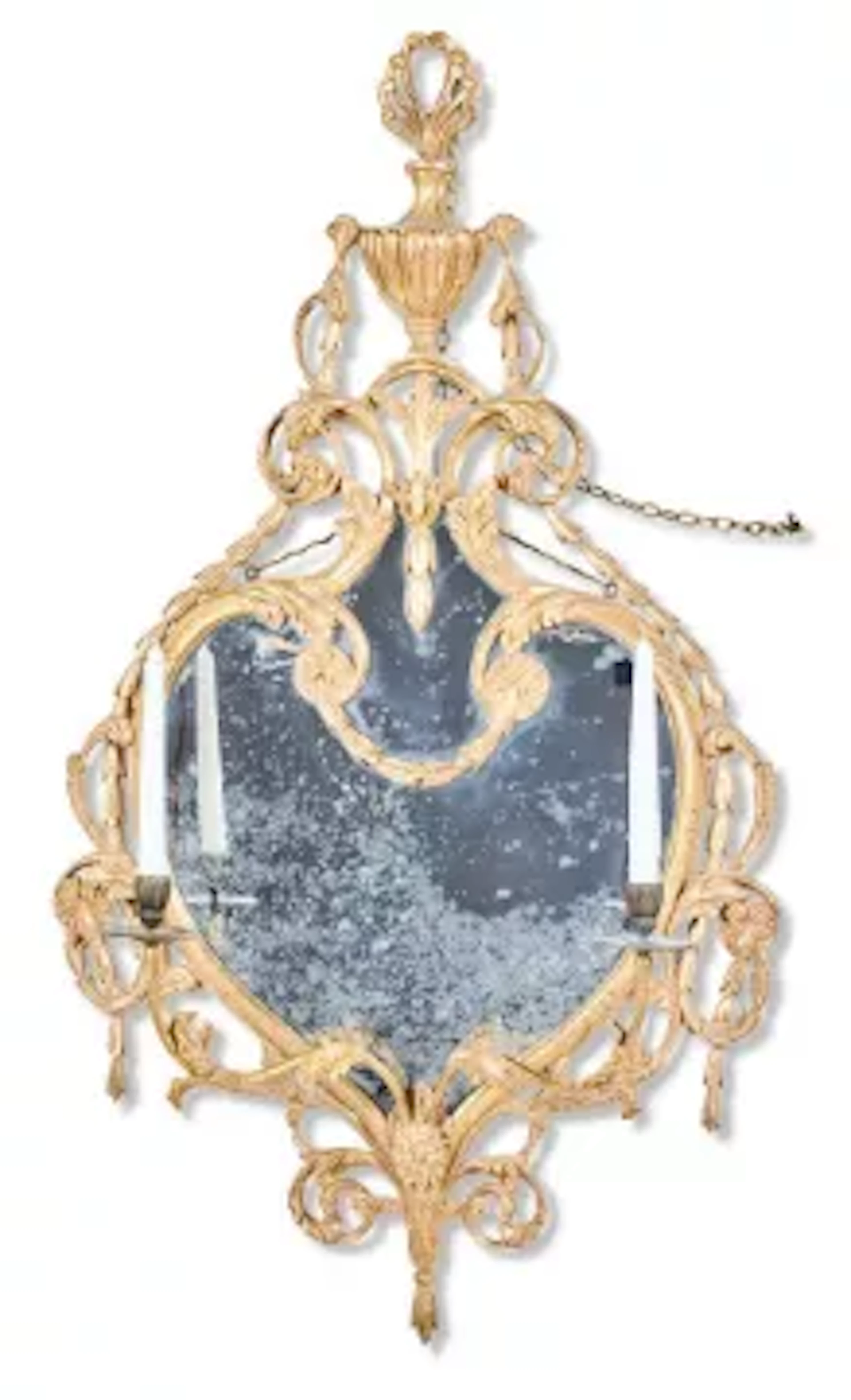 A GEORGE III GILTWOOD GIRANDOLE, CIRCA 1765, IN THE MANNER OF FRANCE & BRADBURN