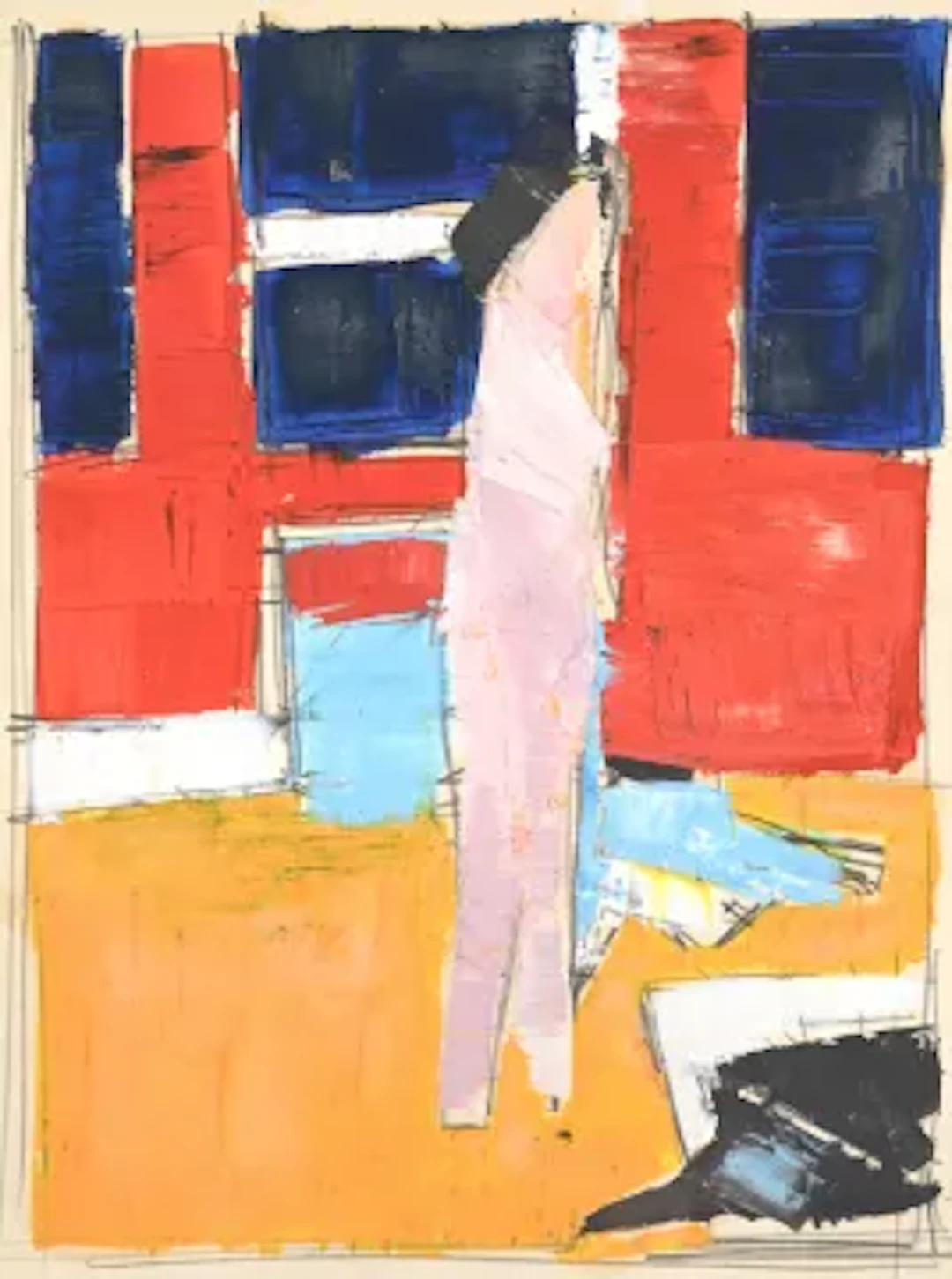 λ PETER KINLEY (BRITISH 1926-1988), RED INTERIOR