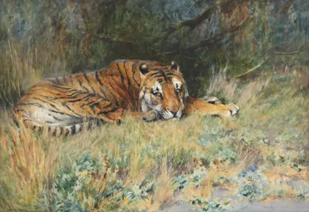 ARTHUR WARDLE (BRITISH 1864-1949), MIDDAY REST