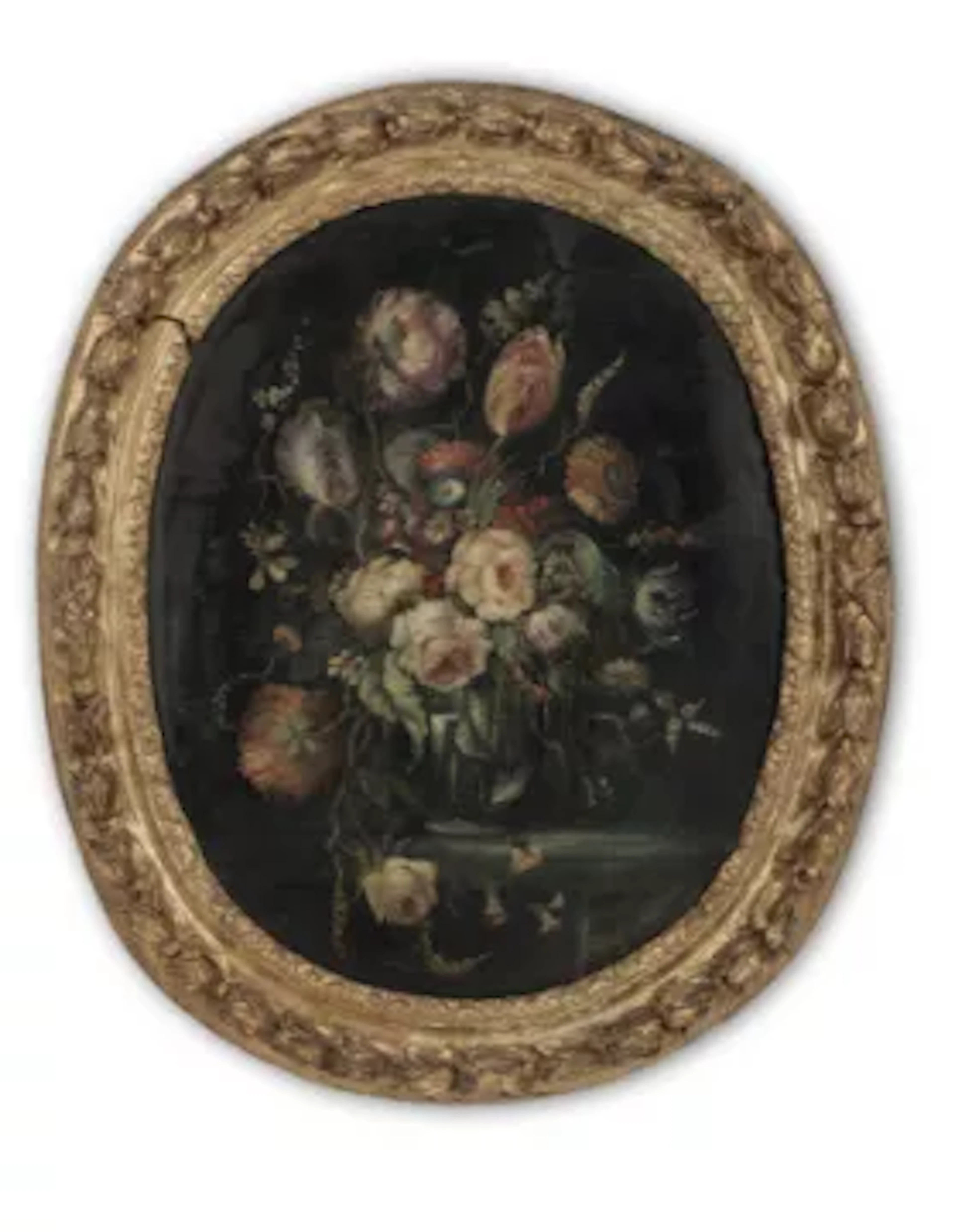 CONTINENTAL SCHOOL, 19TH CENTURY, STILL-LIFE OF FLOWERS IN A VASE