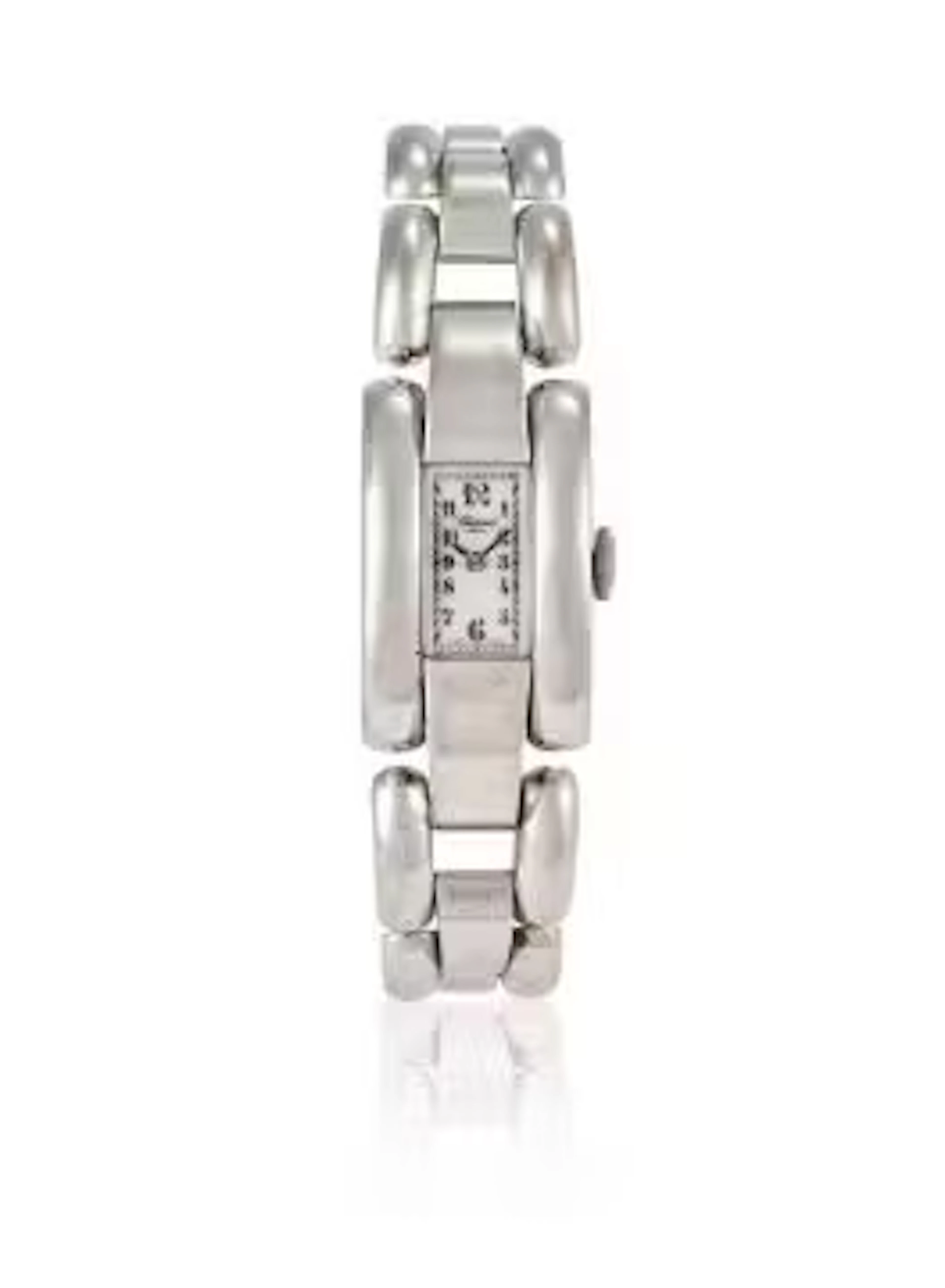 Y CHOPARD, LA STRADA, REF. 433 1, A LADY'S 18 CARAT WHITE GOLD BRACELET WATCH
