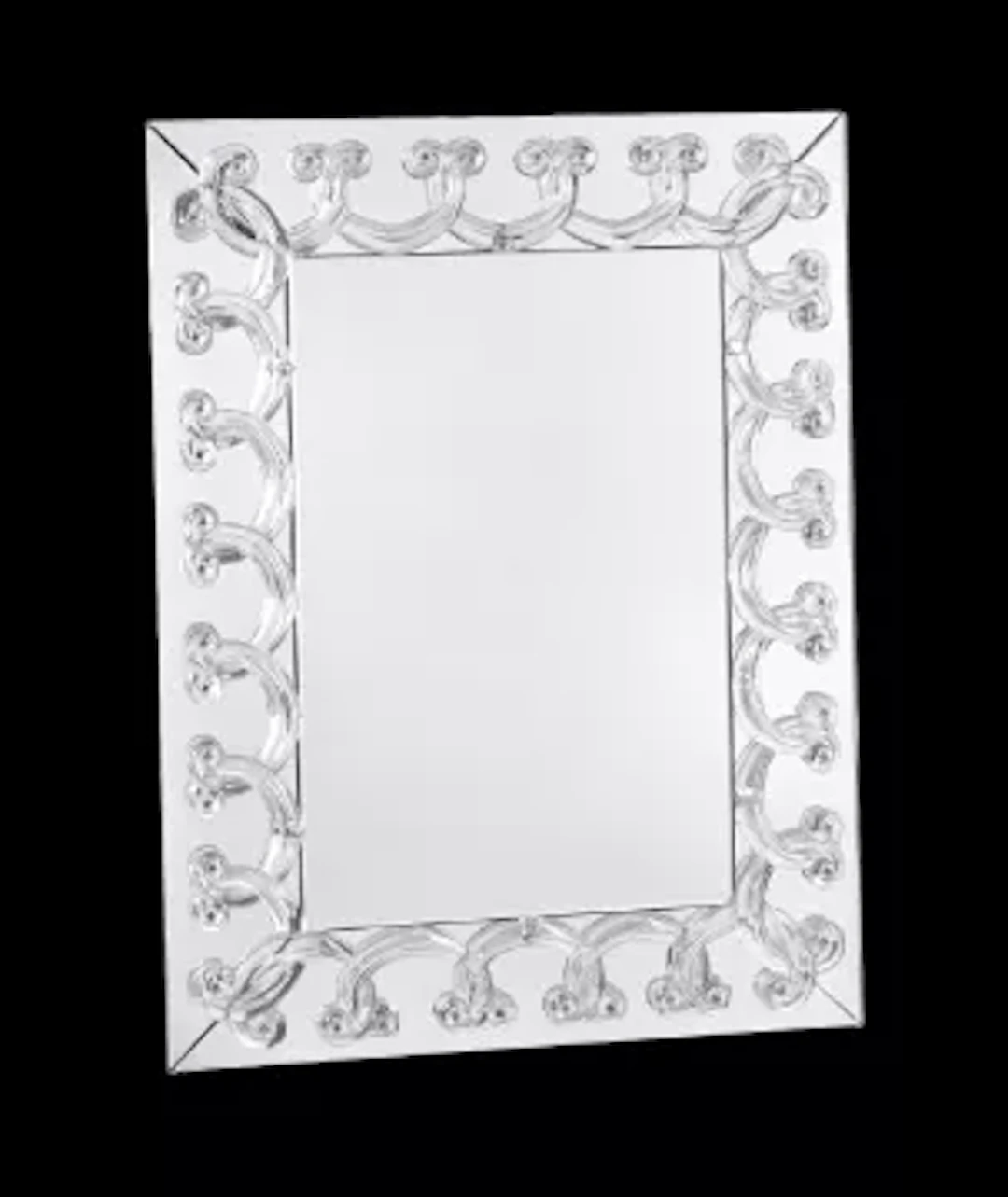 LALIQUE (FRENCH), 'RINCEAUX' MIRROR, DESIGNED 1950, SECOND HALF 20TH CENTURY