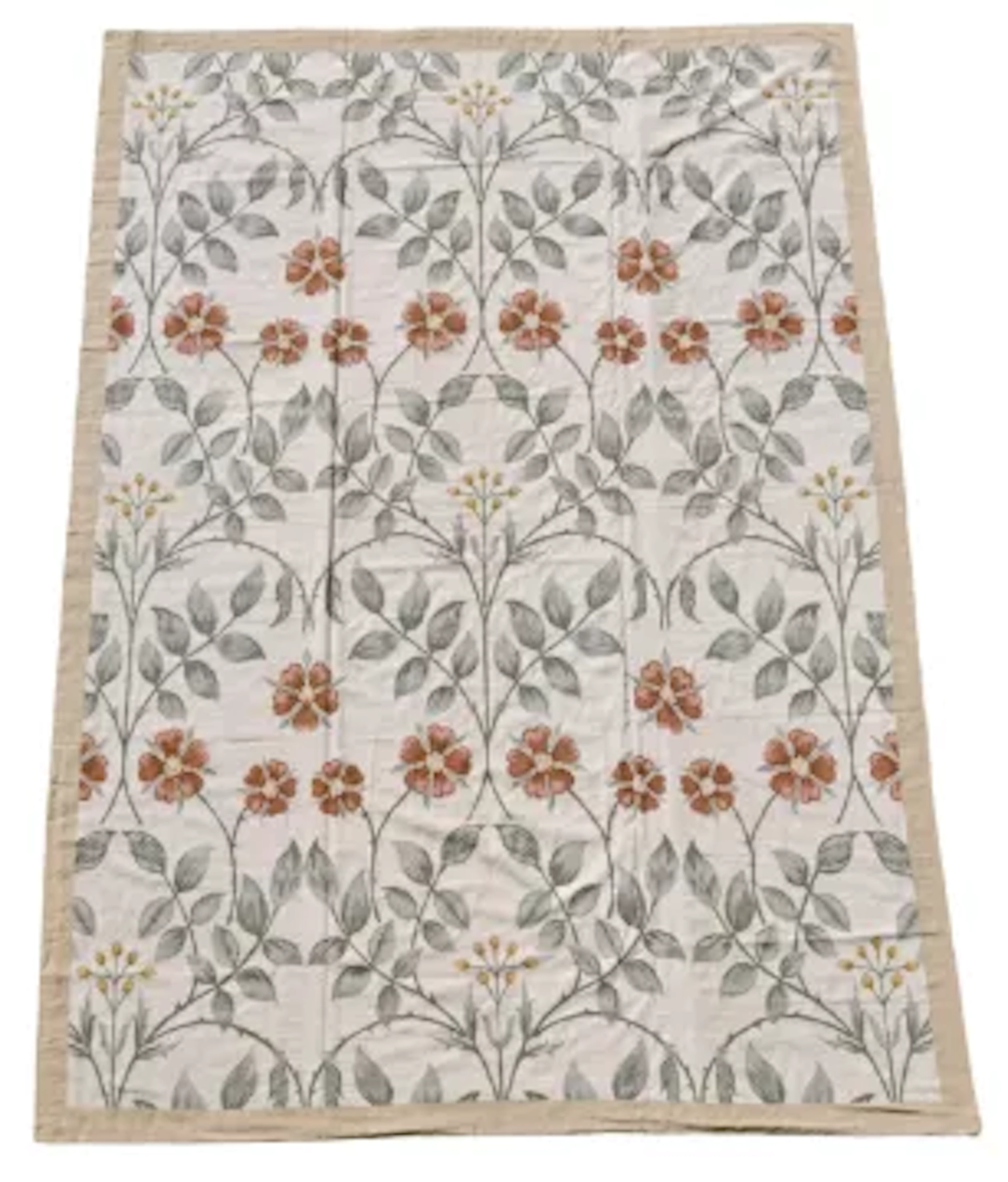 AN ENGLISH NEEDLEPOINT CARPET, IN ARTS & CRAFTS STYLE, 20TH CENTURY