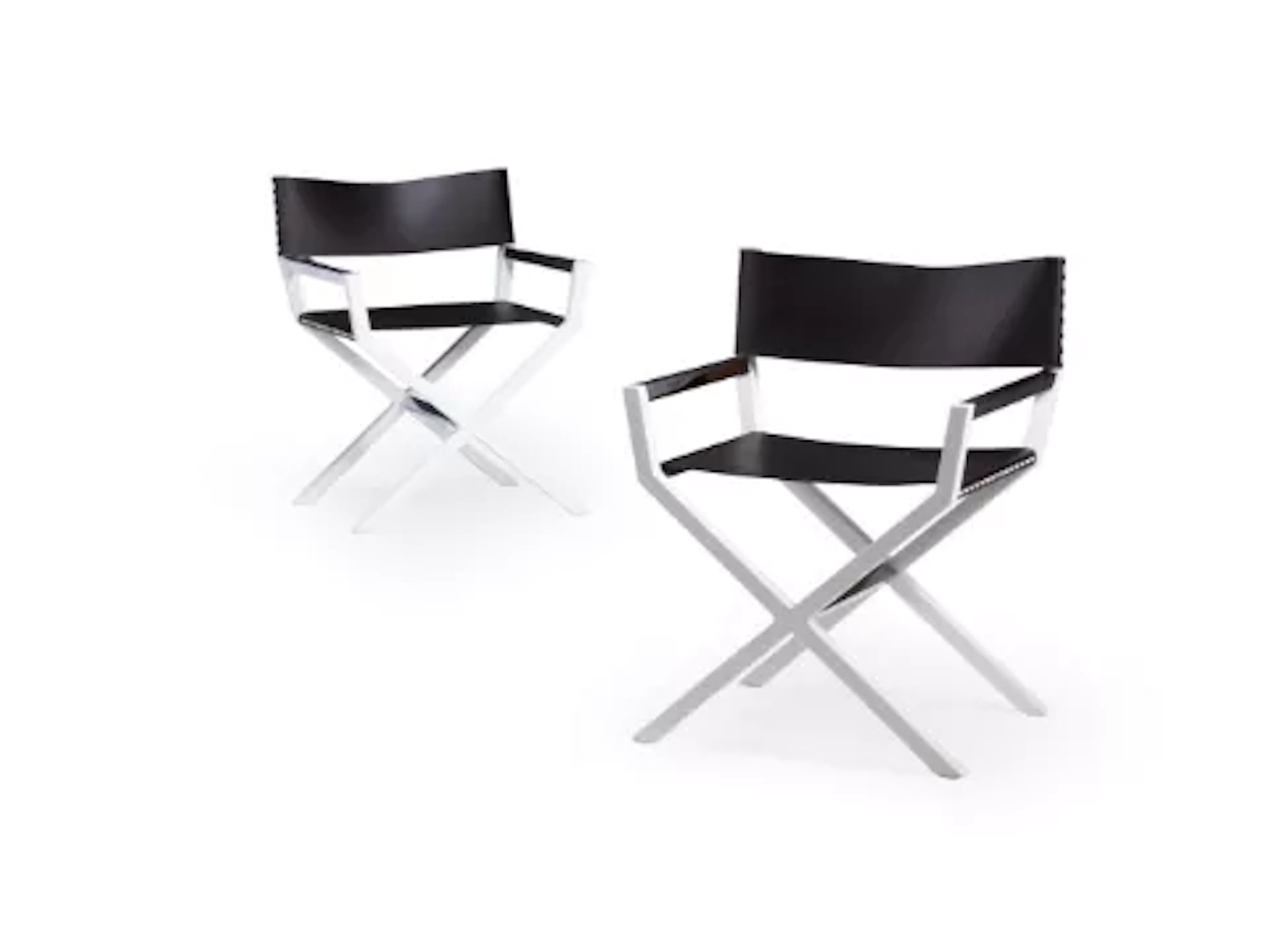 FRANCOIS RUSSO (FRENCH, B.1966), A PAIR OF 'HELLEU' DIRECTOR'S CHAIRS