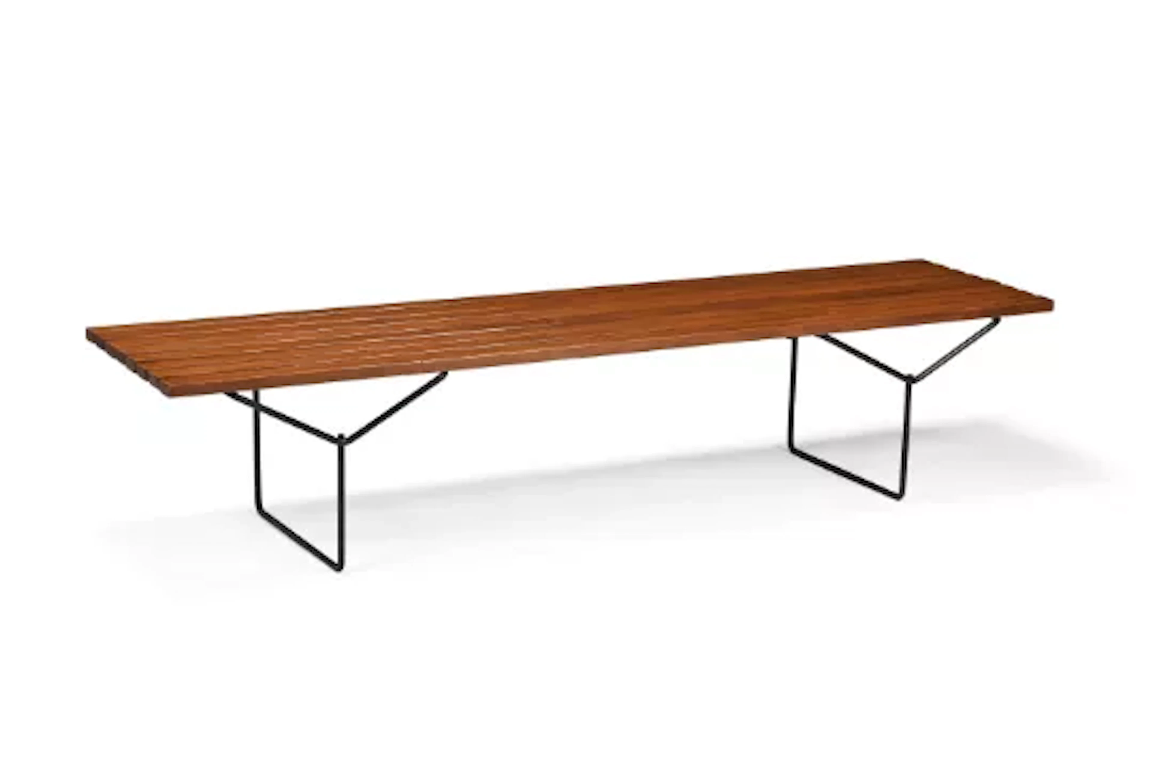 A SCANDINAVIAN BENCH, SECOND HALF 20TH CENTURY