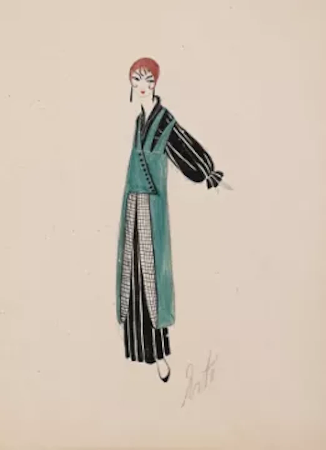 λ ERTÉ (FRENCH, 1892-1990), FASHION DESIGN, 1911