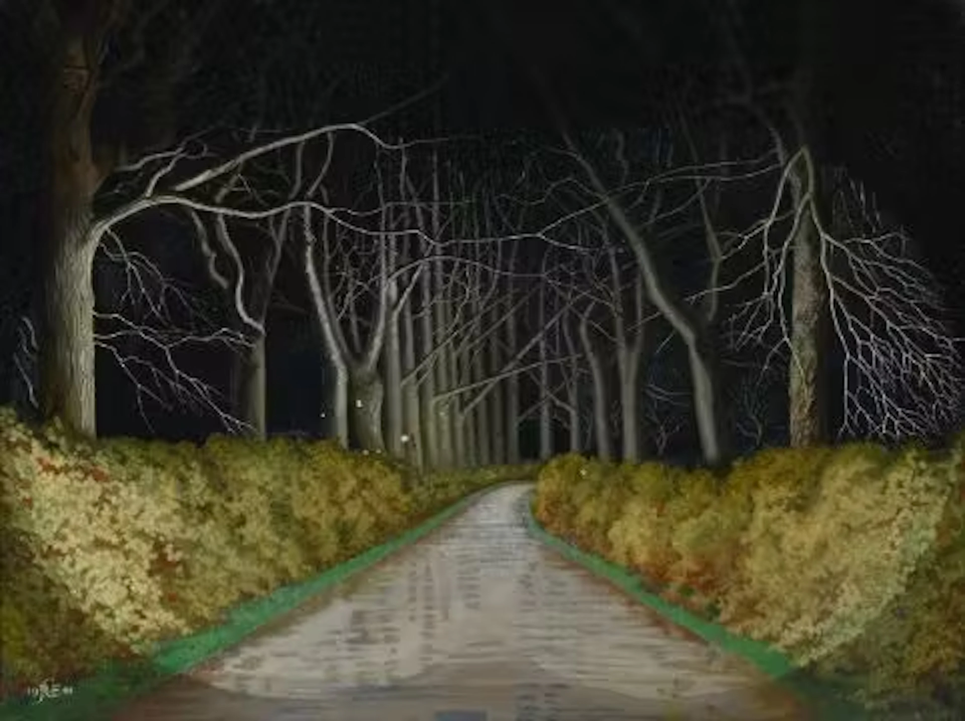 λ JAMES ROBERT GRANVILLE EXLEY (BRITISH 1878-1967), WARTIME NIGHT DRIVE