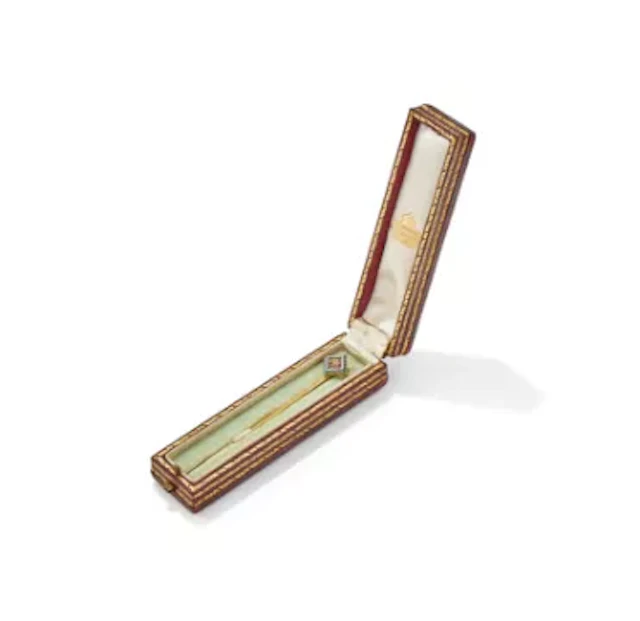 CARLO GIULIANO, AN ENAMELLED STICKPIN, CIRCA 1880