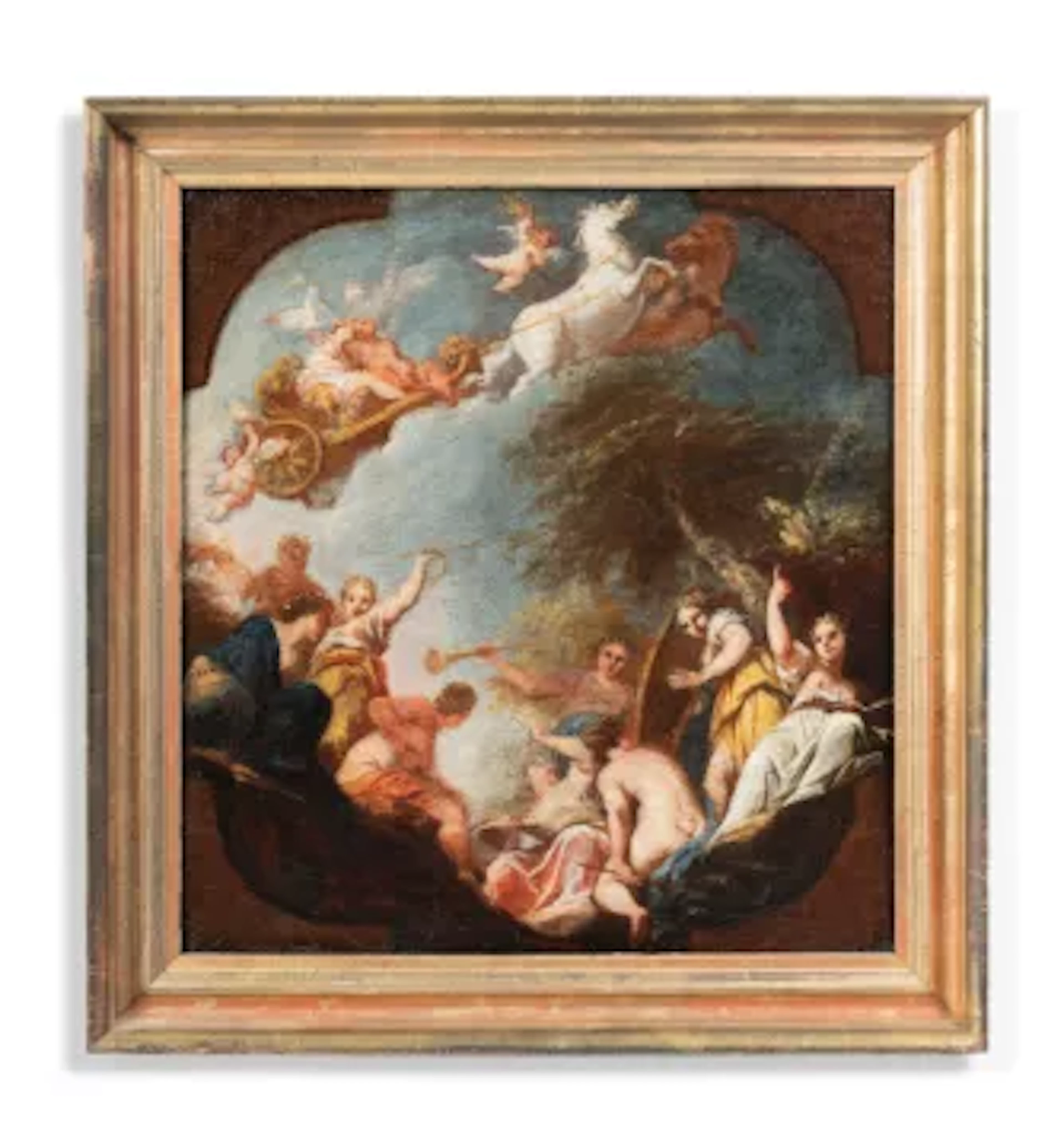 VENETIAN SCHOOL, 17TH CENTURY, DESIGN FOR A CEILING: THE NINE MUSES