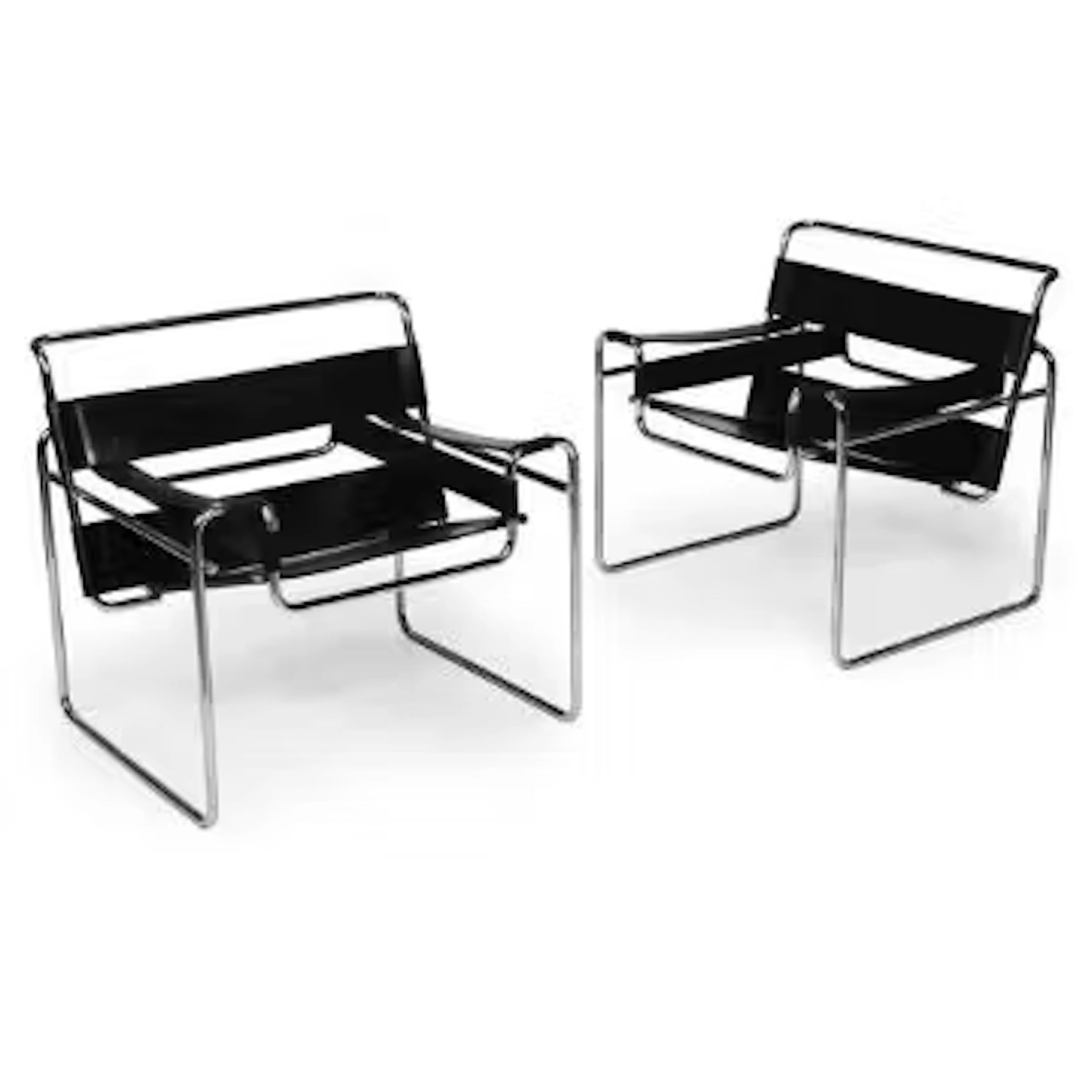 MARCEL BREUER (HUNGARIAN/AMERICAN, 1902-1981), PAIR OF 'MODEL B3/WASSILY'