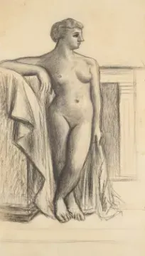 MARK GERTLER (BRITISH 1892-1939), CLASSICAL NUDE