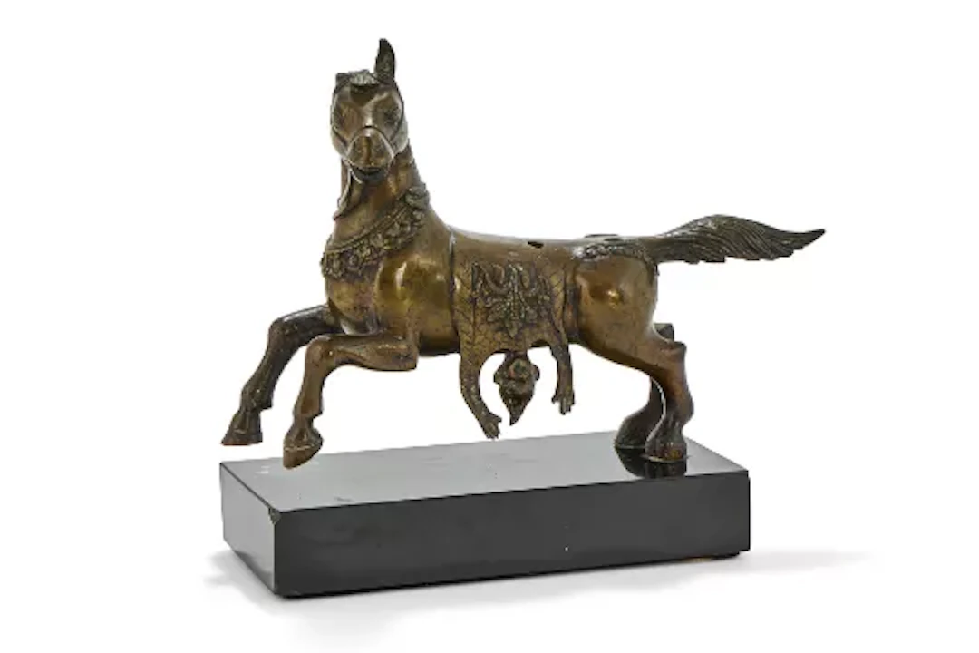 A Sino-Tibetan bronze mule of Palden Lhamo, 19th or 20th century