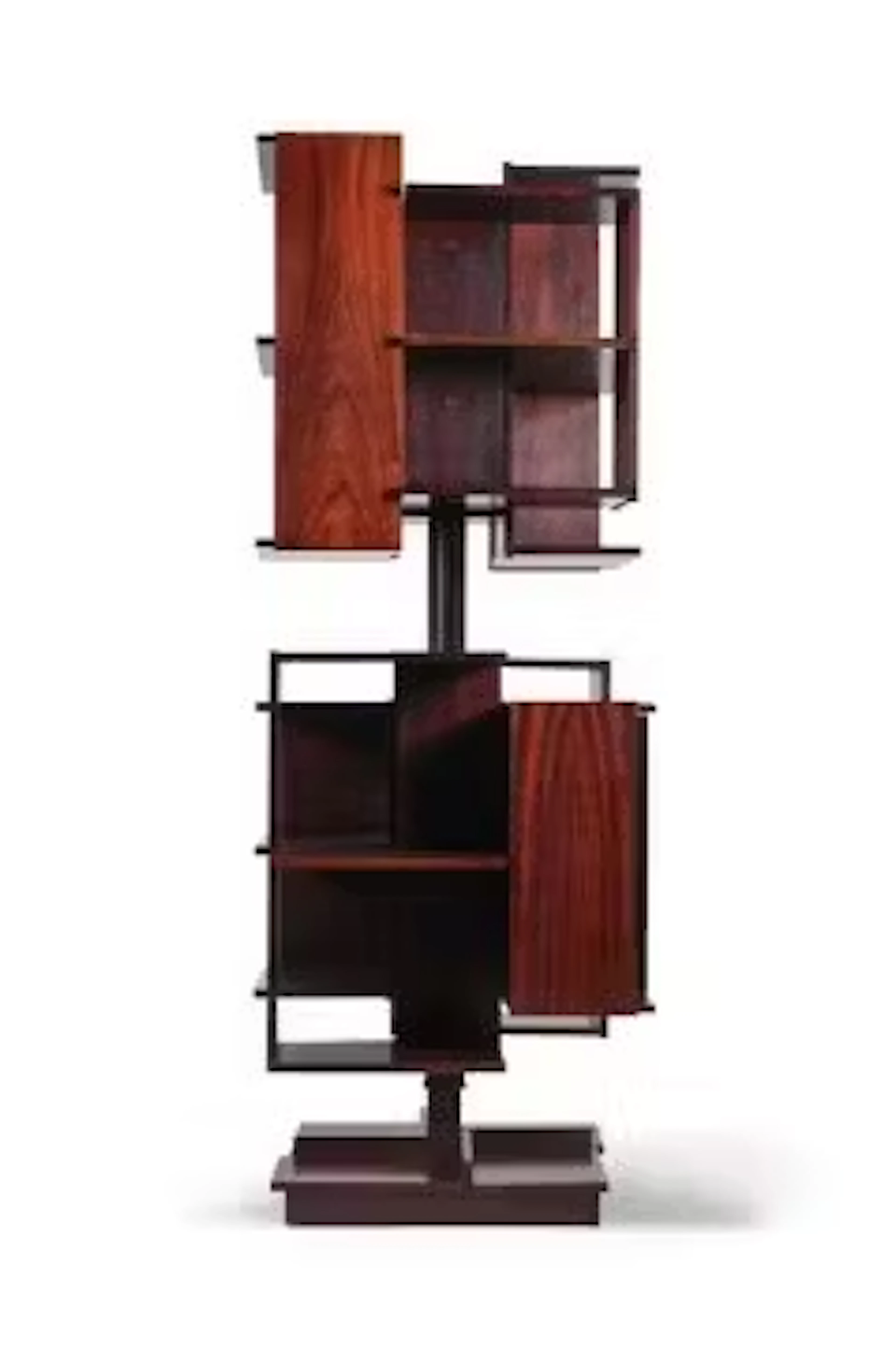 Y CLAUDIO SALOCCHI (ITALIAN, 1934-2012), 'CENTRO' SWIVEL BOOKCASE