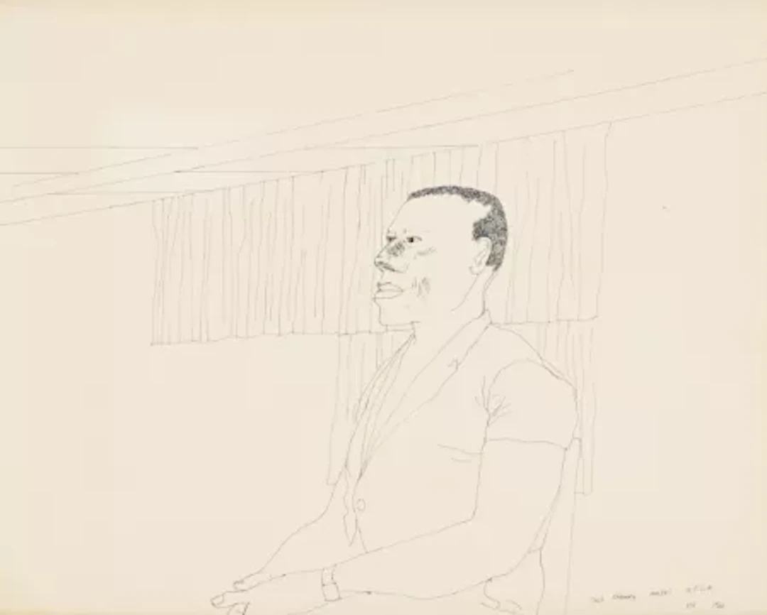 λ DAVID HOCKNEY (BRITISH 1937-2026), JACK KENNEDY, MODEL, U.C.L.A.