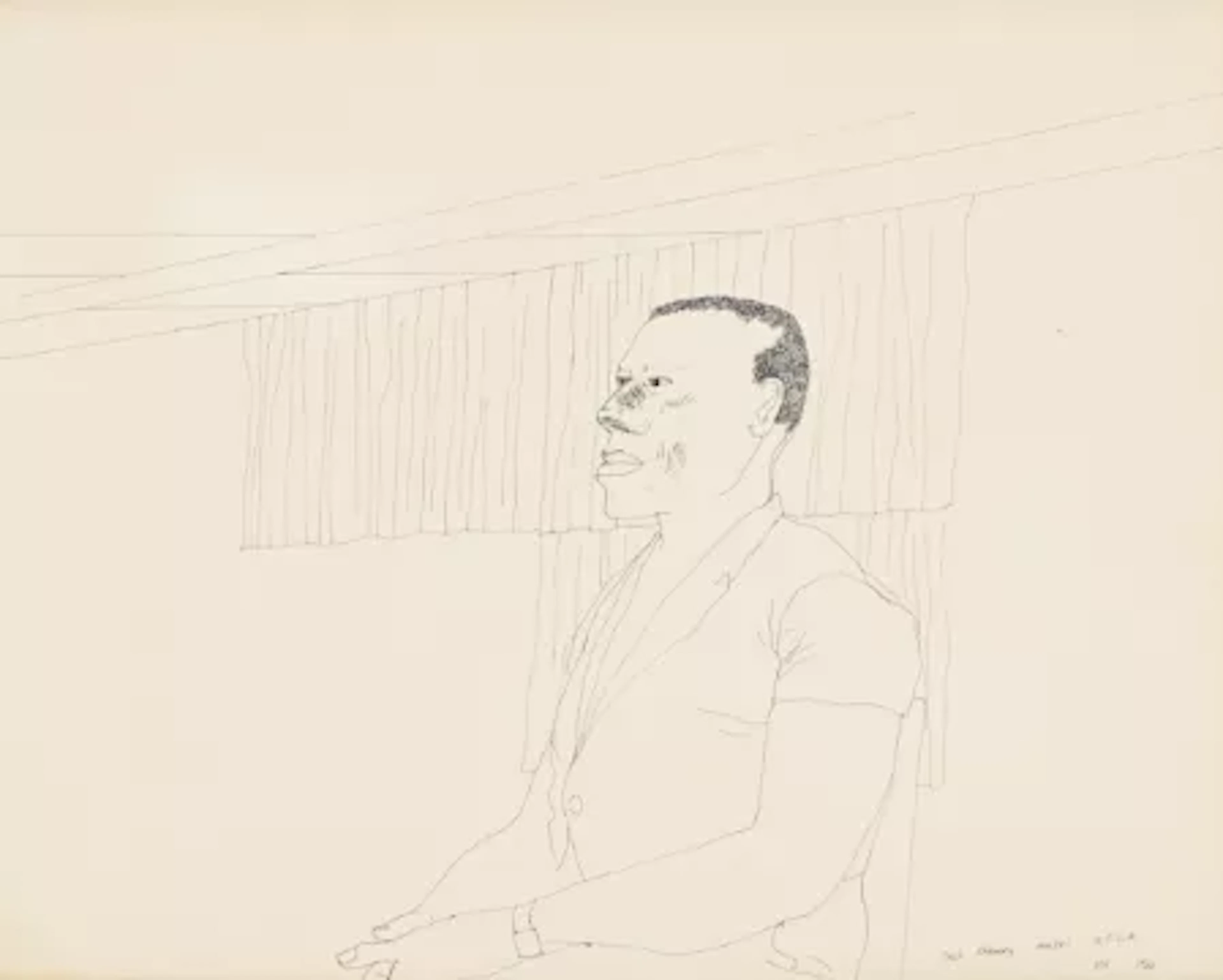 λ DAVID HOCKNEY (BRITISH 1937-2026), JACK KENNEDY, MODEL, U.C.L.A.