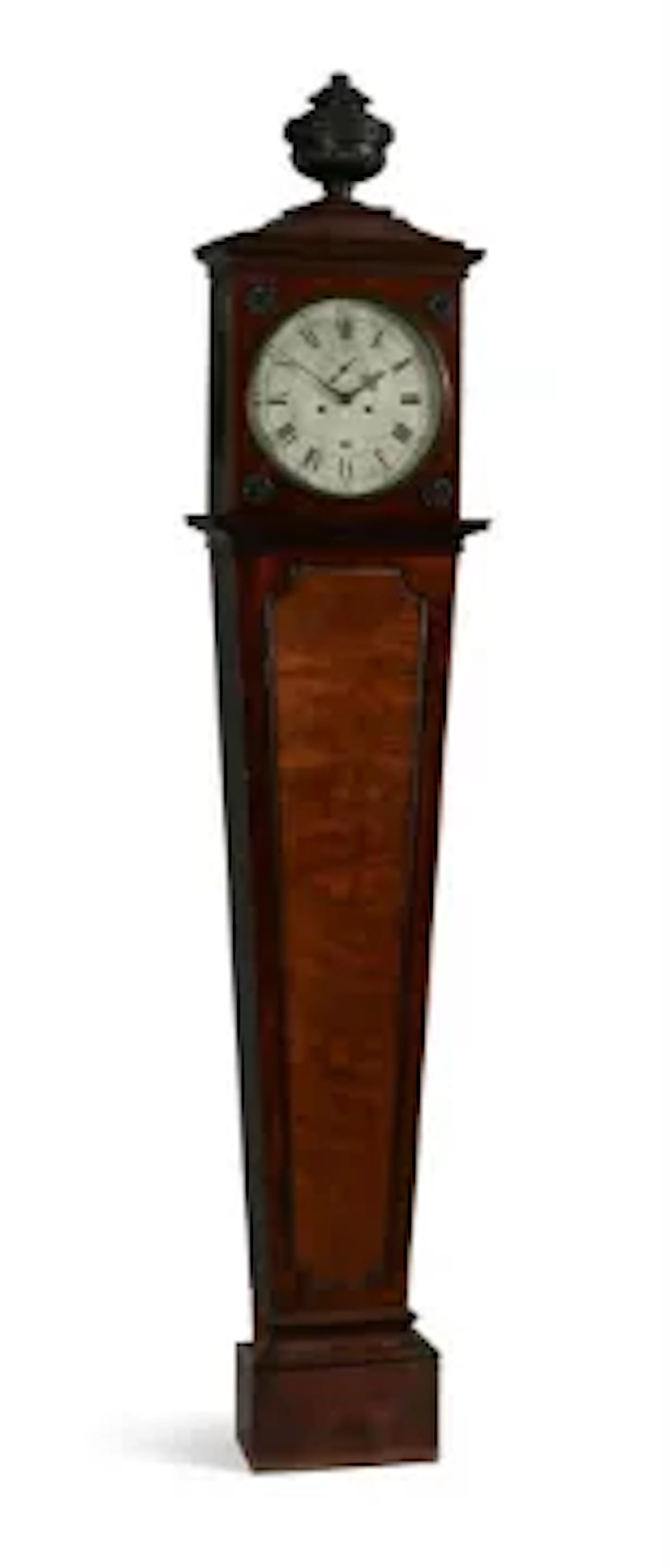 A GEORGE III CARVED MAHOGANY EIGHT-DAY LONGCASE CLOCK IN THE MANNER