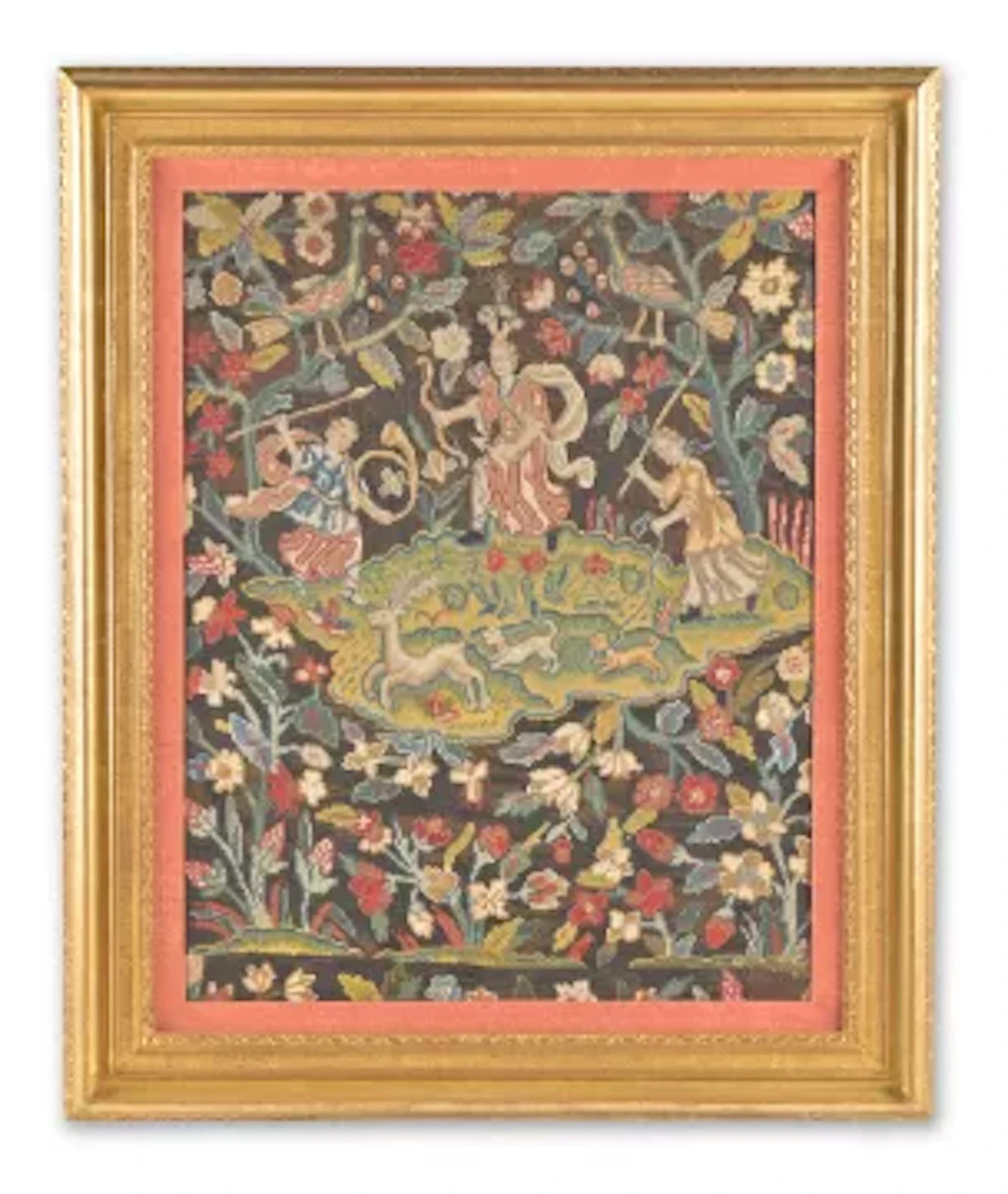 A RÉGENCE NEEDLEWORK PANEL, CIRCA 1720