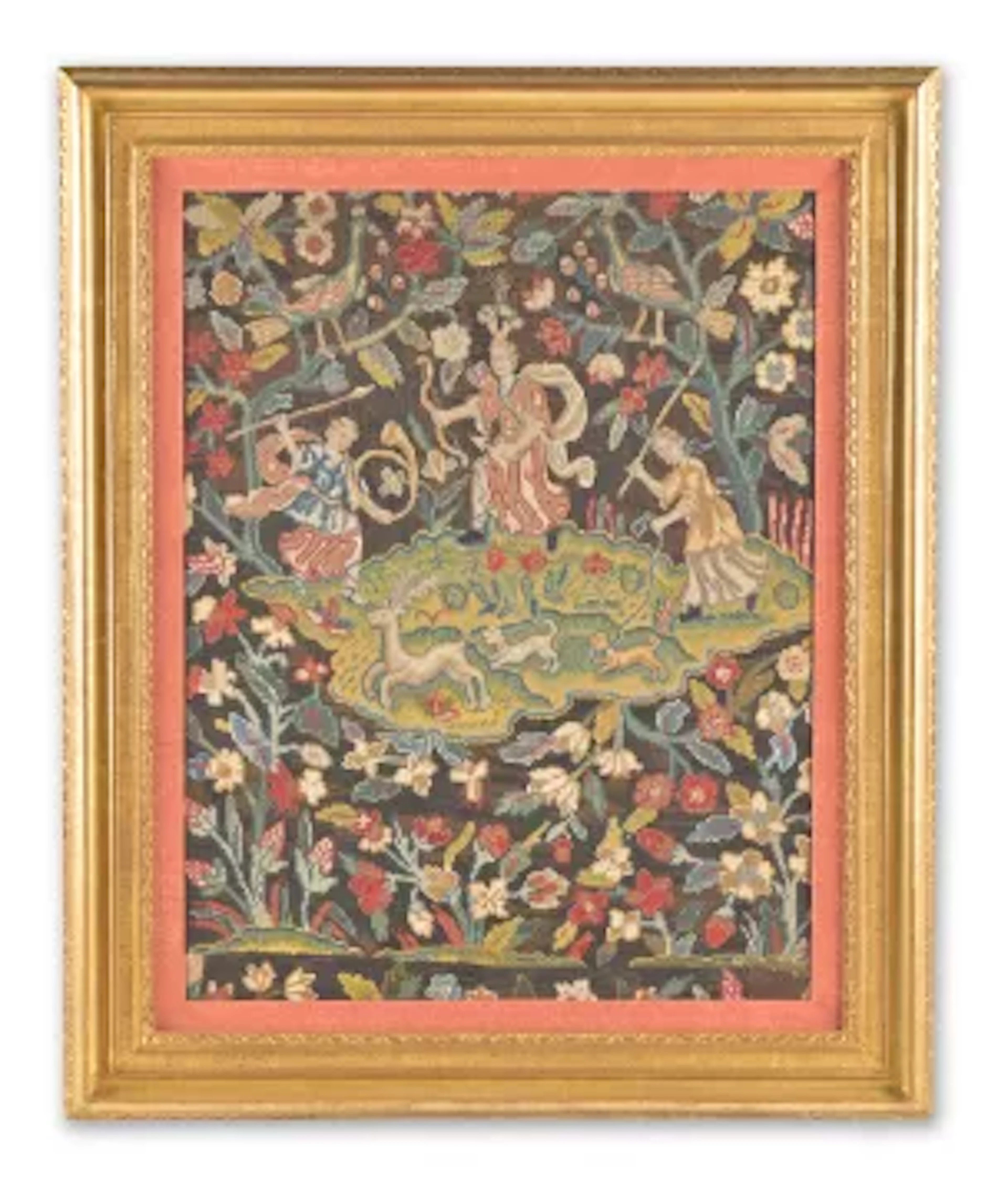 A RÉGENCE NEEDLEWORK PANEL, CIRCA 1720
