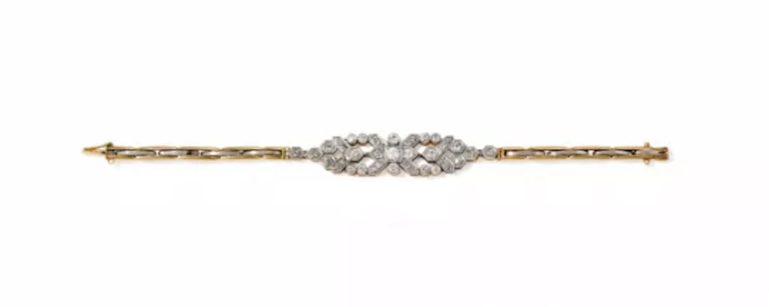 A MID 20TH CENTURY DIAMOND BRACELET