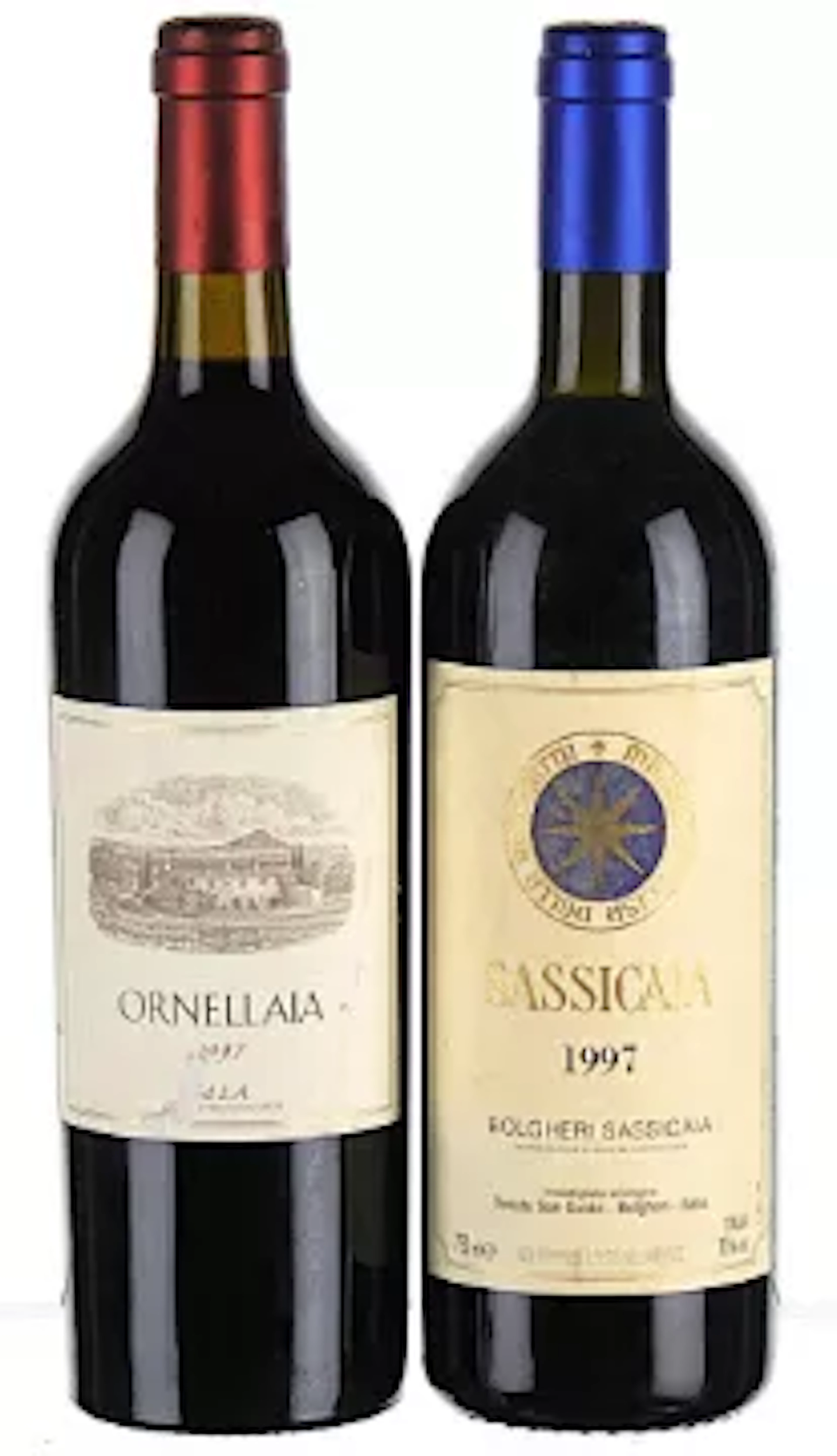 1997 Sassicaia and Ornellaia