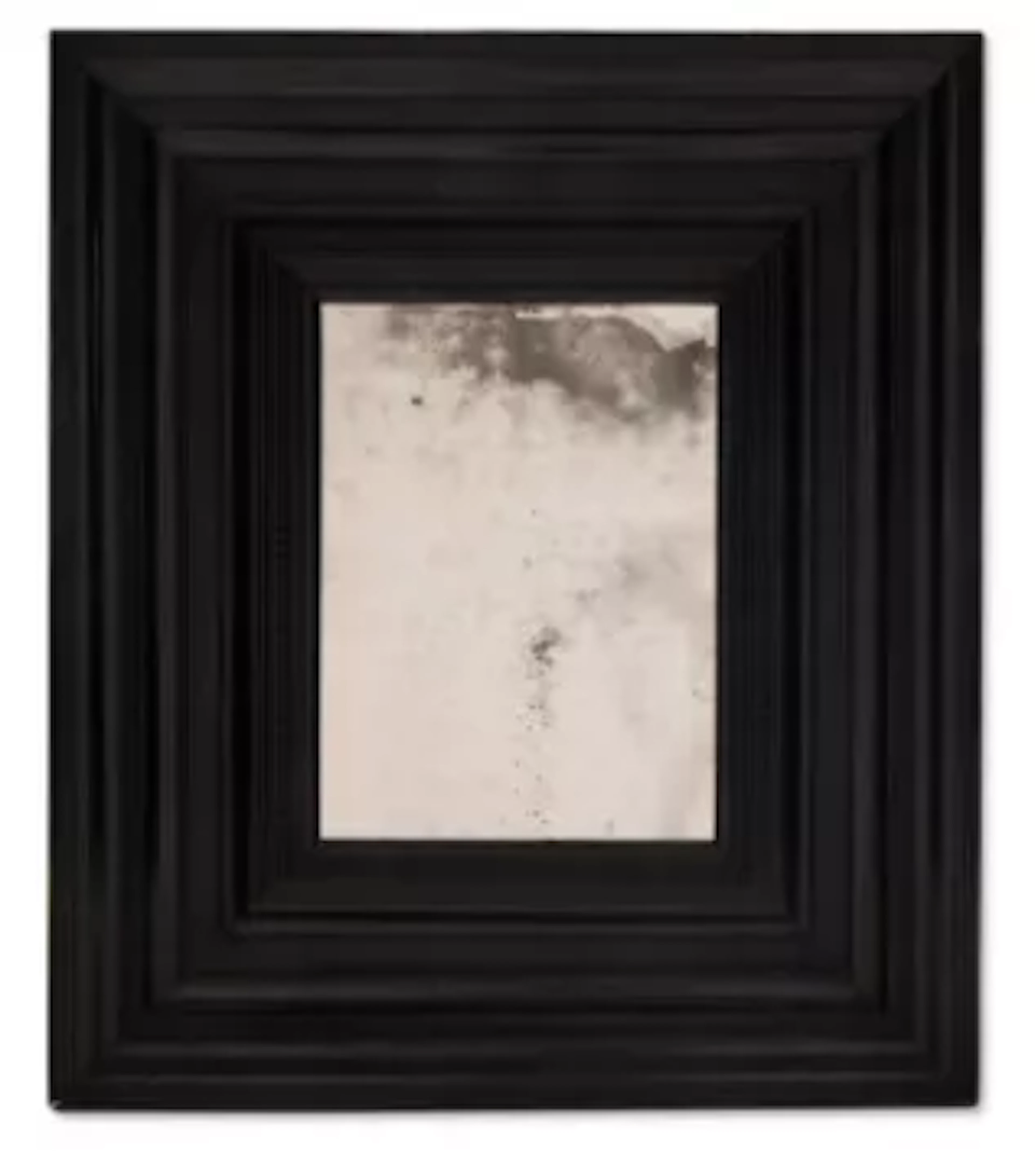 ‡ LARGE EBONISED MIRROR, LATE 17TH/18TH CENTURY