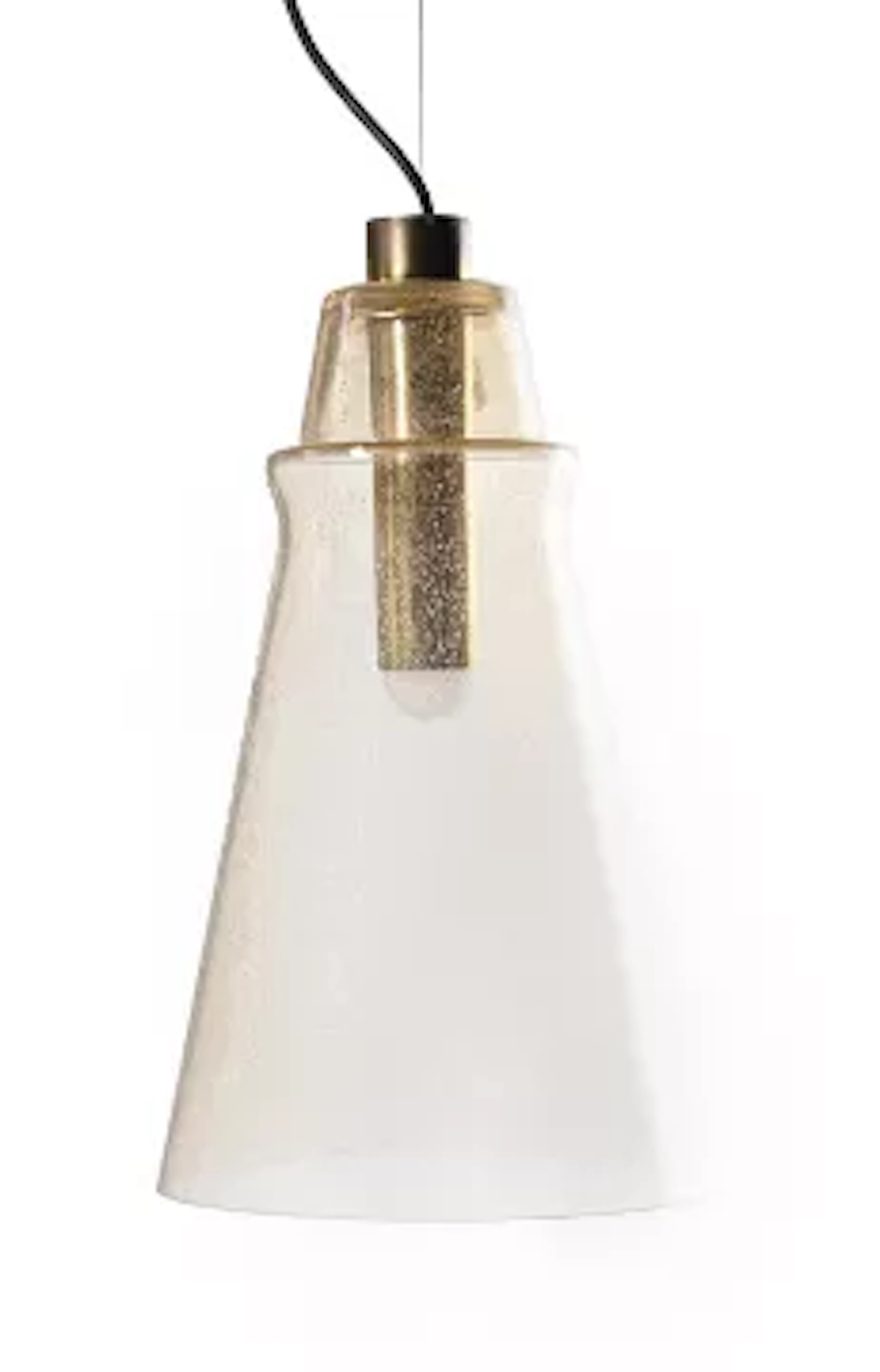 A HANGING PENDANT LIGHT IN THE MURANO STYLE