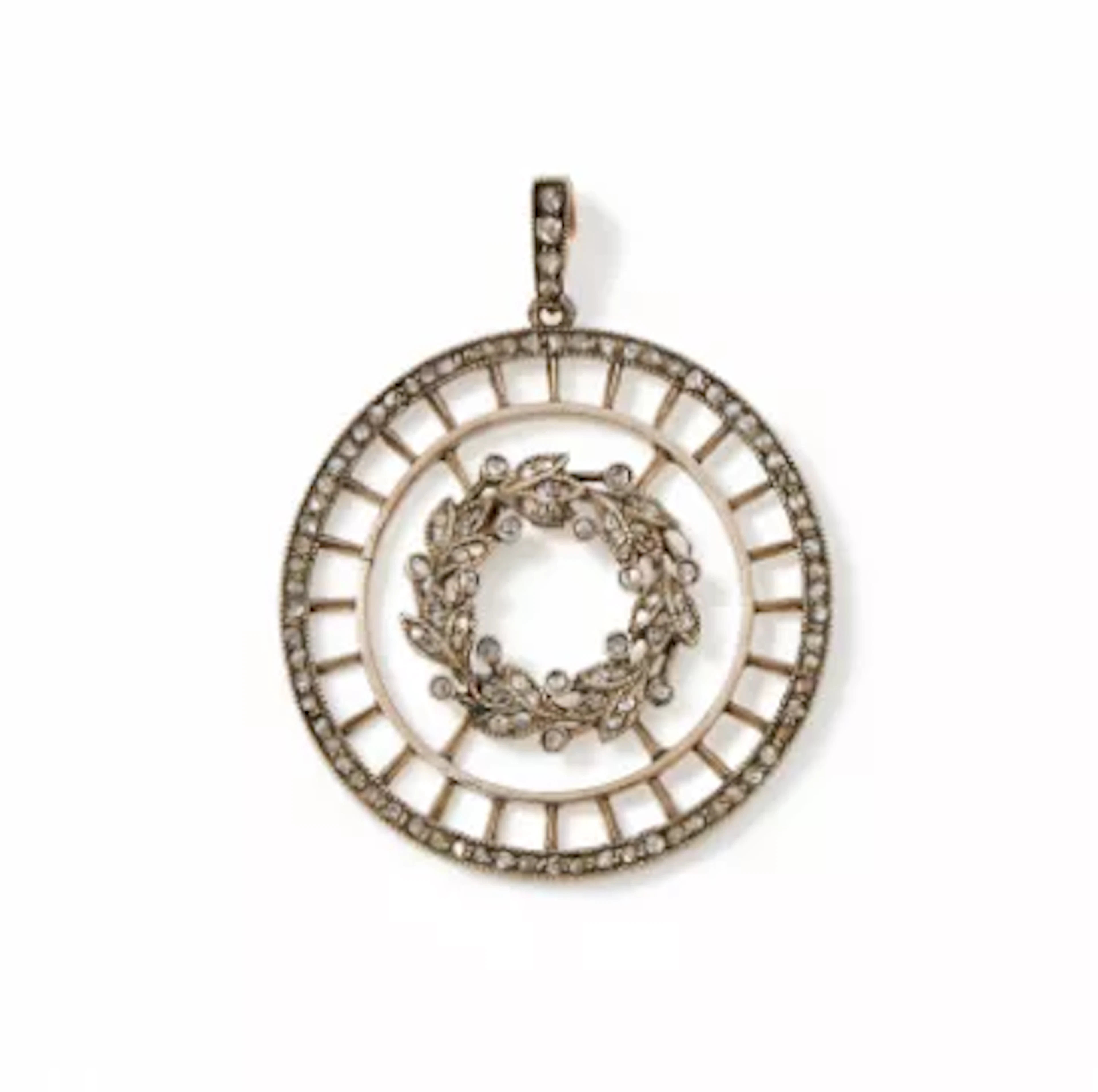 FABERGÉ, A DIAMOND PENDANT, WORKMASTER ALBERT HOLMSTRÖM, CIRCA 1910