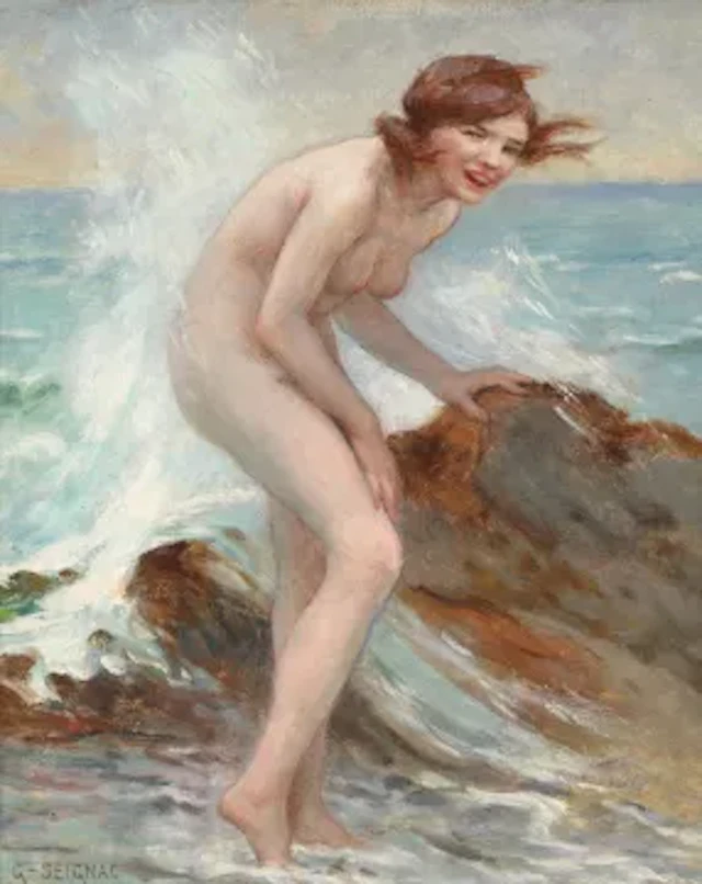 GUILLAUME SEIGNAC (FRENCH 1870-1924), BAIGNEUSE