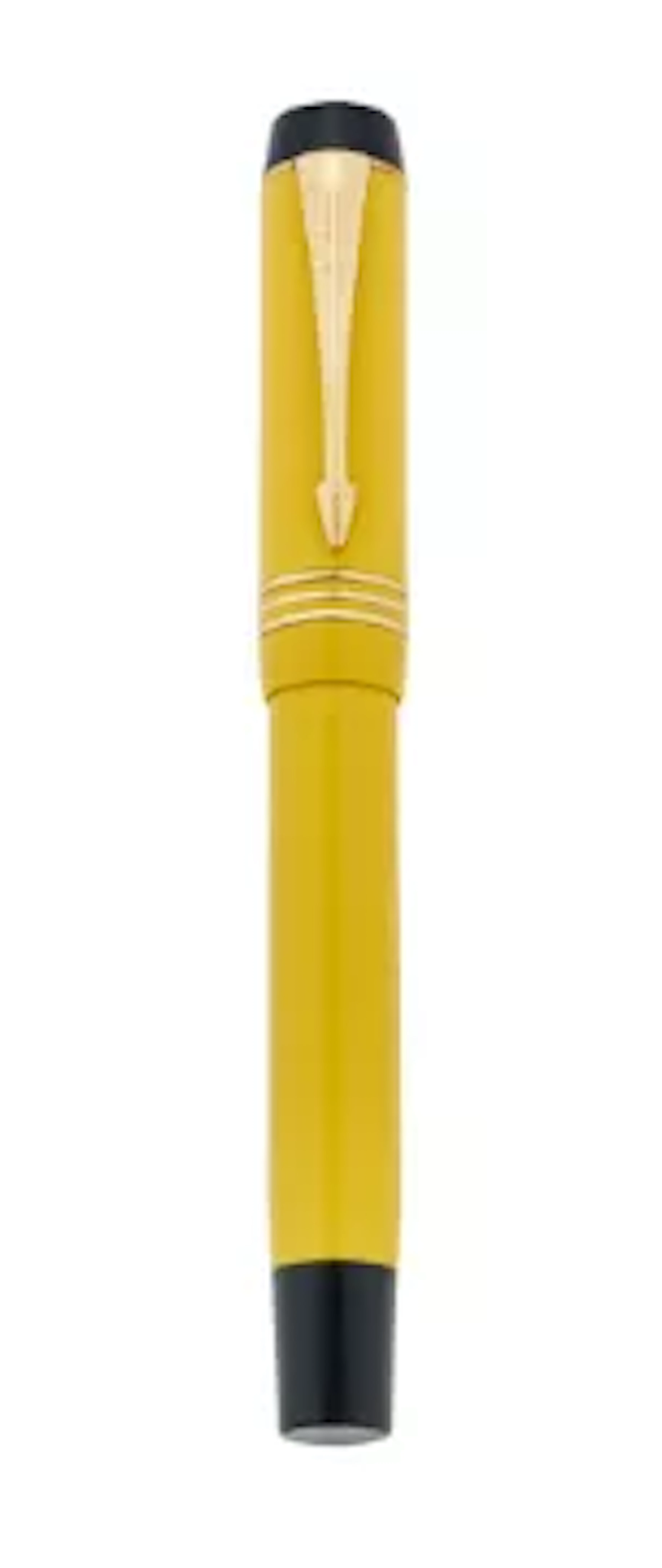 PARKER, DUOFOLD MANDARIN, A LIMITED EDITION YELLOW FOUNTAIN PEN