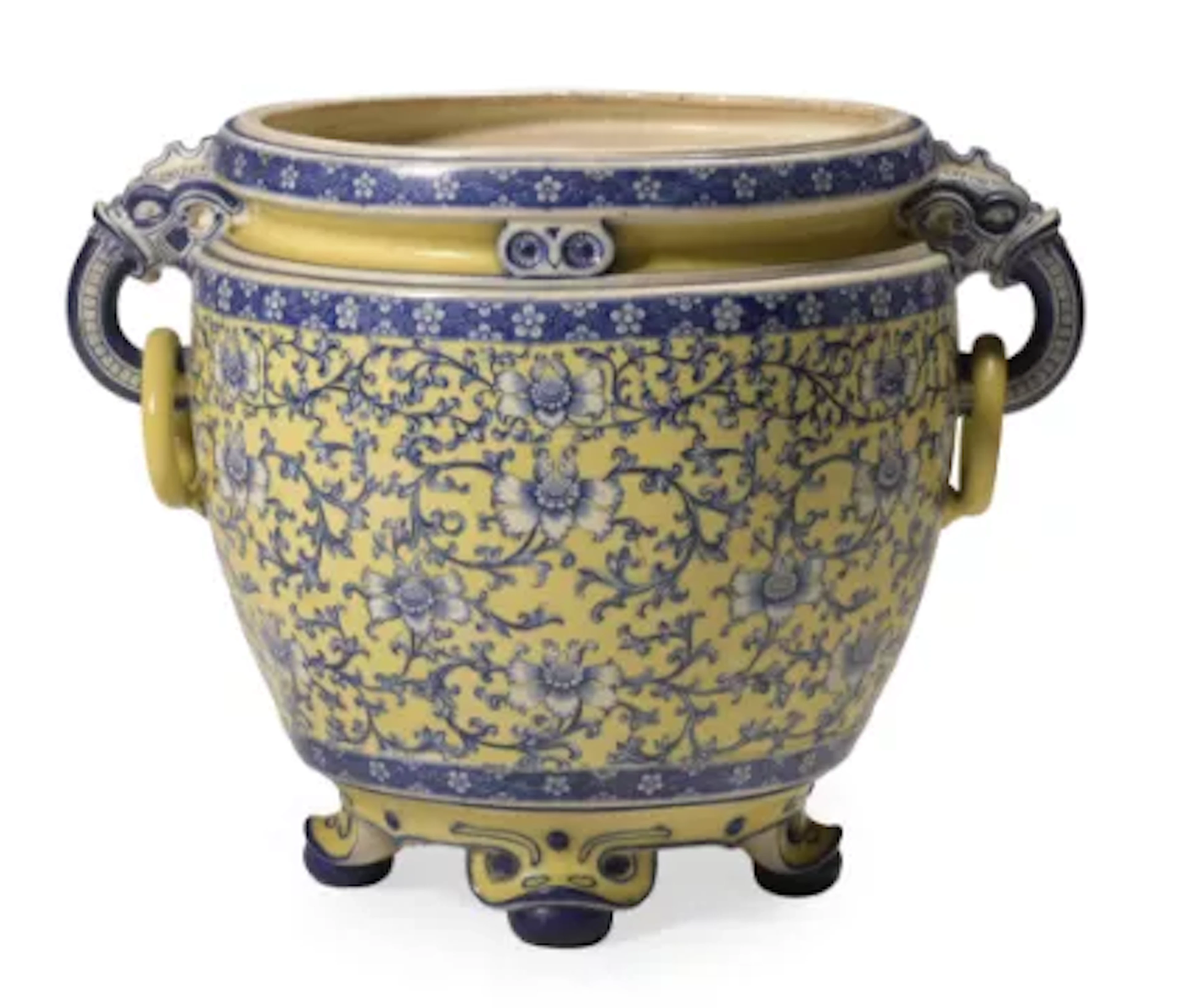MINTON (ENGLISH, FD. 1793), A LARGE JARDINERE IN THE JAPANESE AESTHETIC