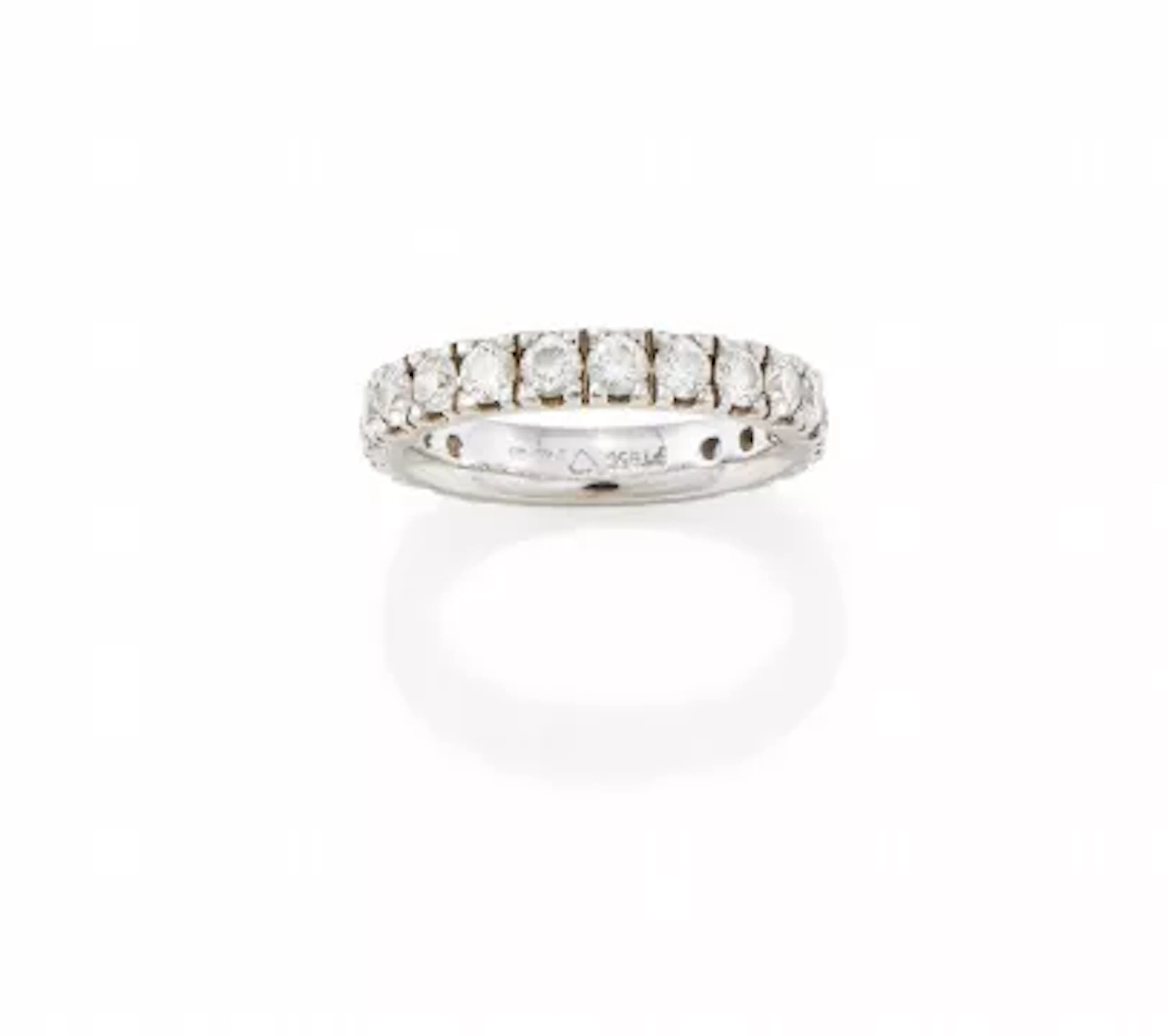 A DIAMOND BAND RING