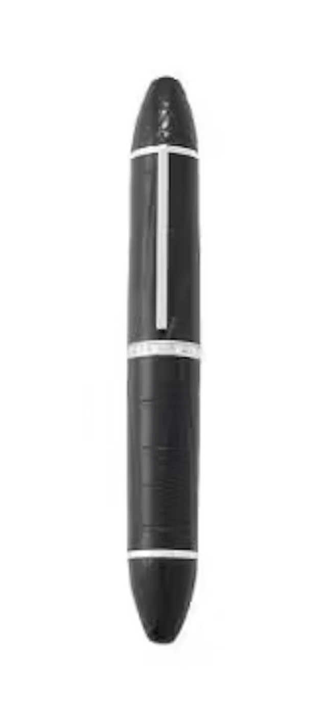 Y LOUIS VUITTON, CARGO, A BLACK ALLIGATOR FOUNTAIN PEN
