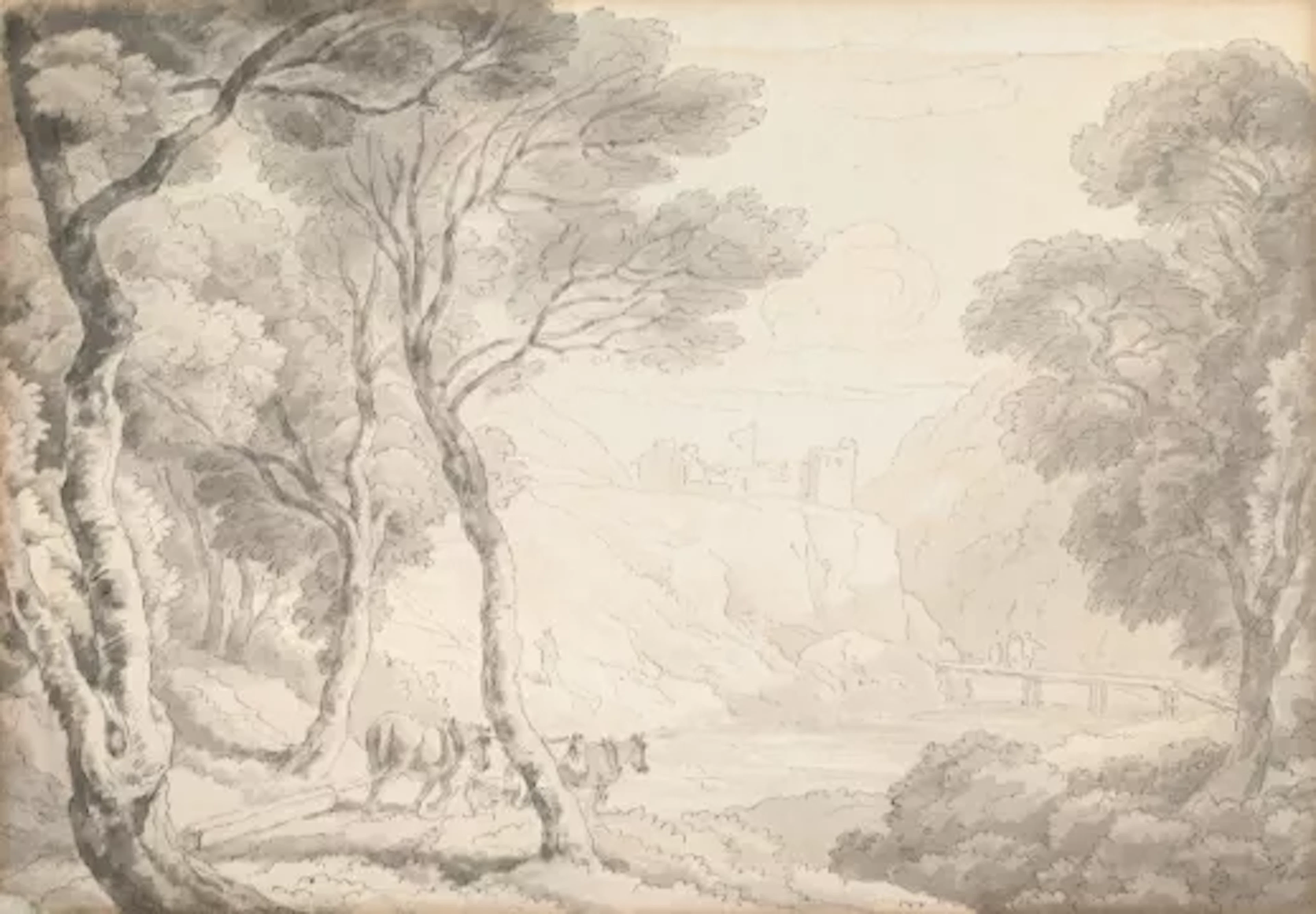 JOHN WHITE ABBOTT (BRITISH 1763-1851), A VIEW IN THE WEST COUNTRY